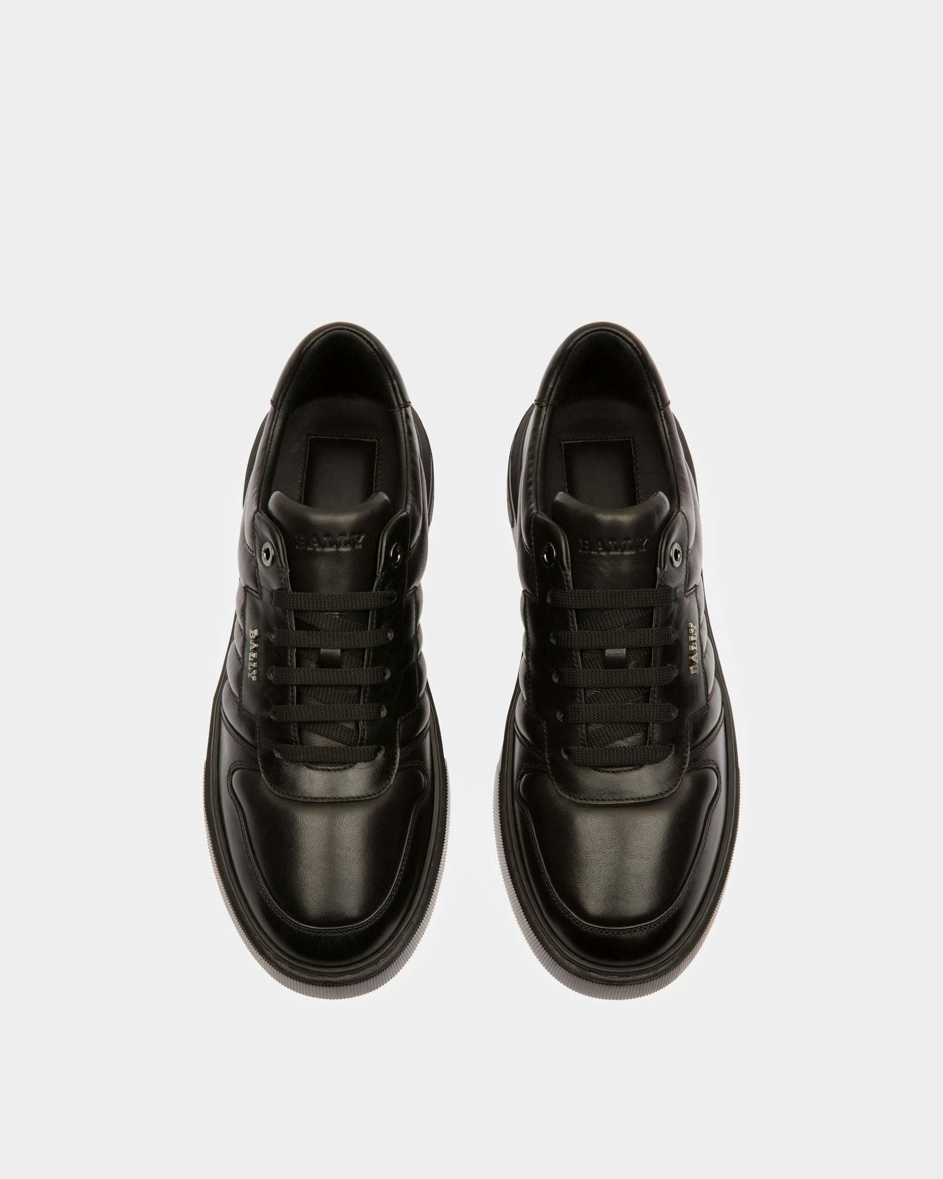 Men's Maudo Leather Sneakers In Black | Bally