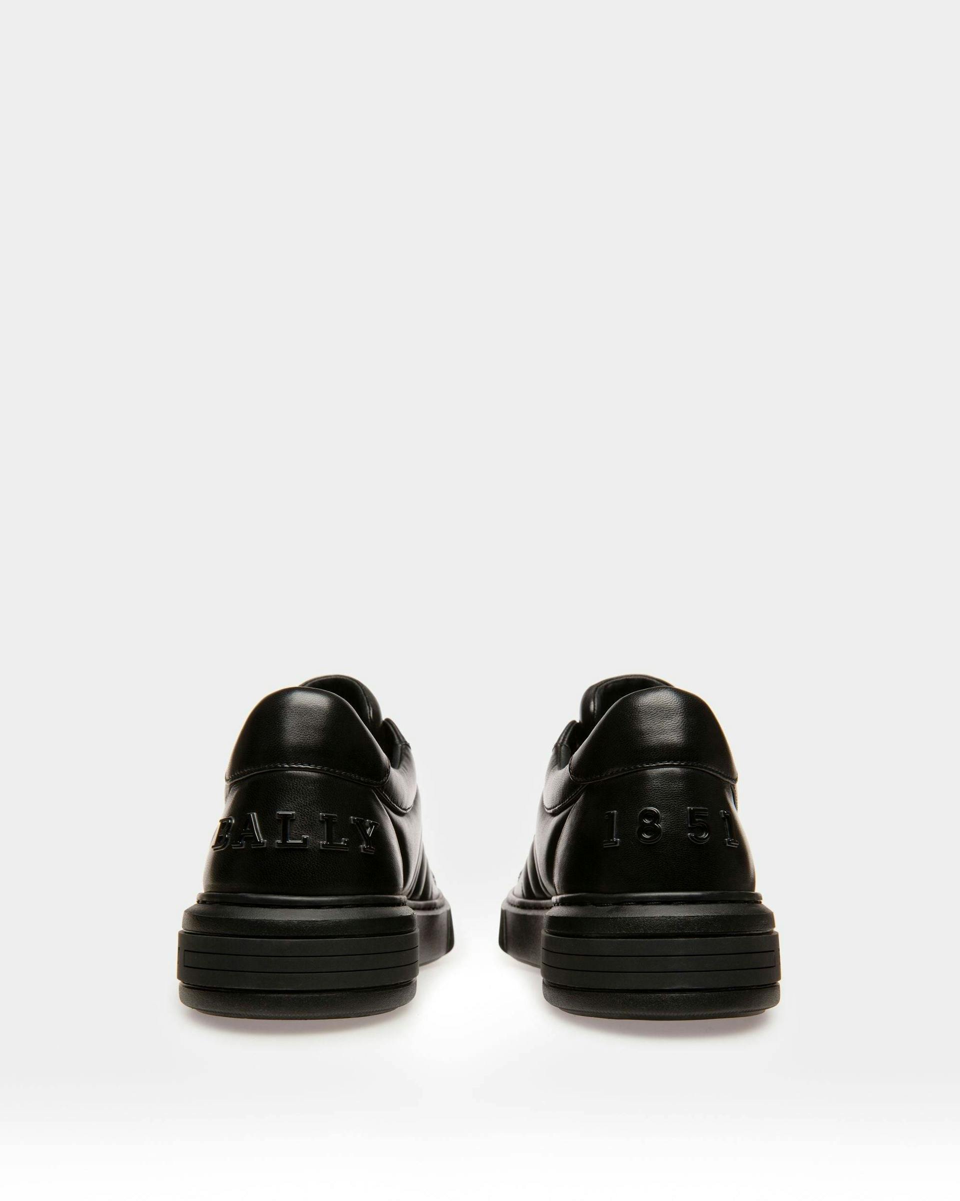 Men's Maudo Leather Sneakers In Black | Bally