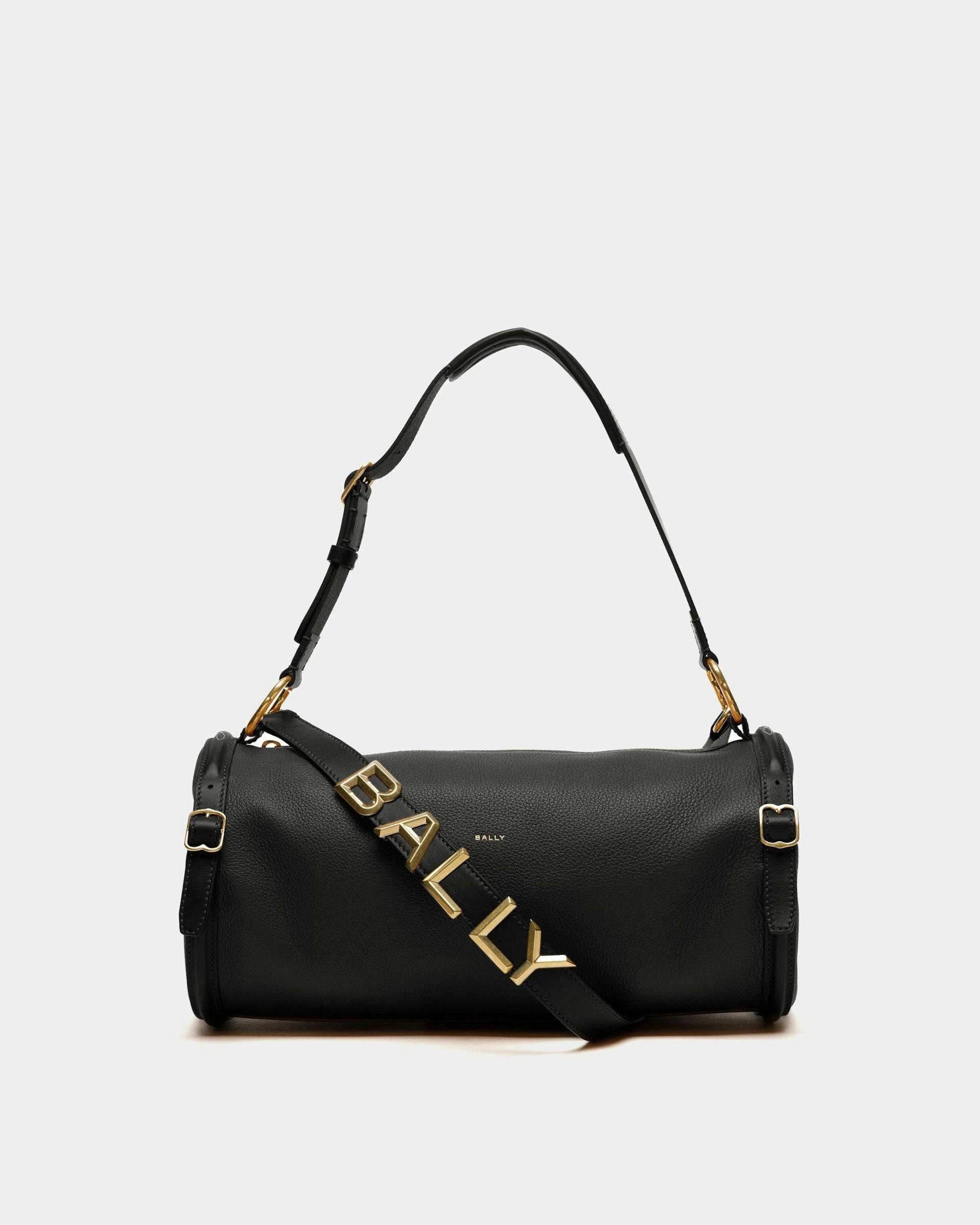Small Barrel Crossbody Bag | Women's Crossbody | Black Leather | Bally