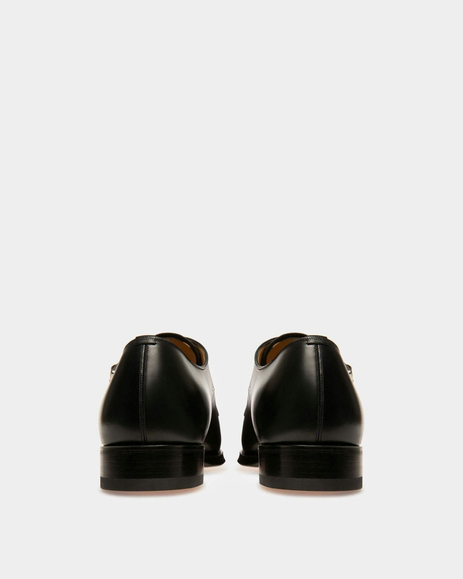 Scardino Men's Leather Monk Strap Shoe In Black - Men's - Bally - 03