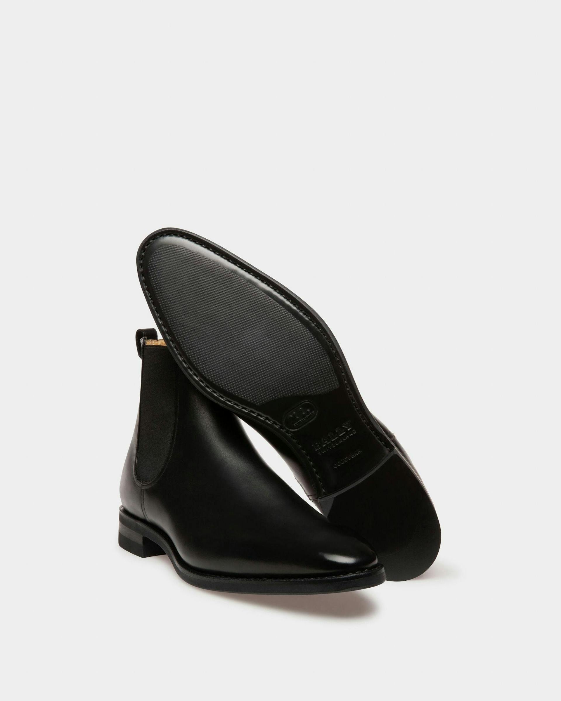 Scribe Novo Booties In Black Leather - Men's - Bally - 03