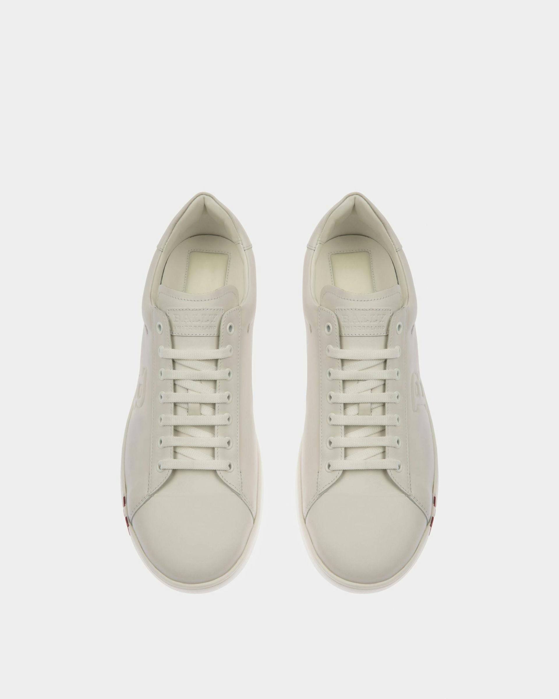 Asher Leather Sneakers In White - Men's - Bally - 02