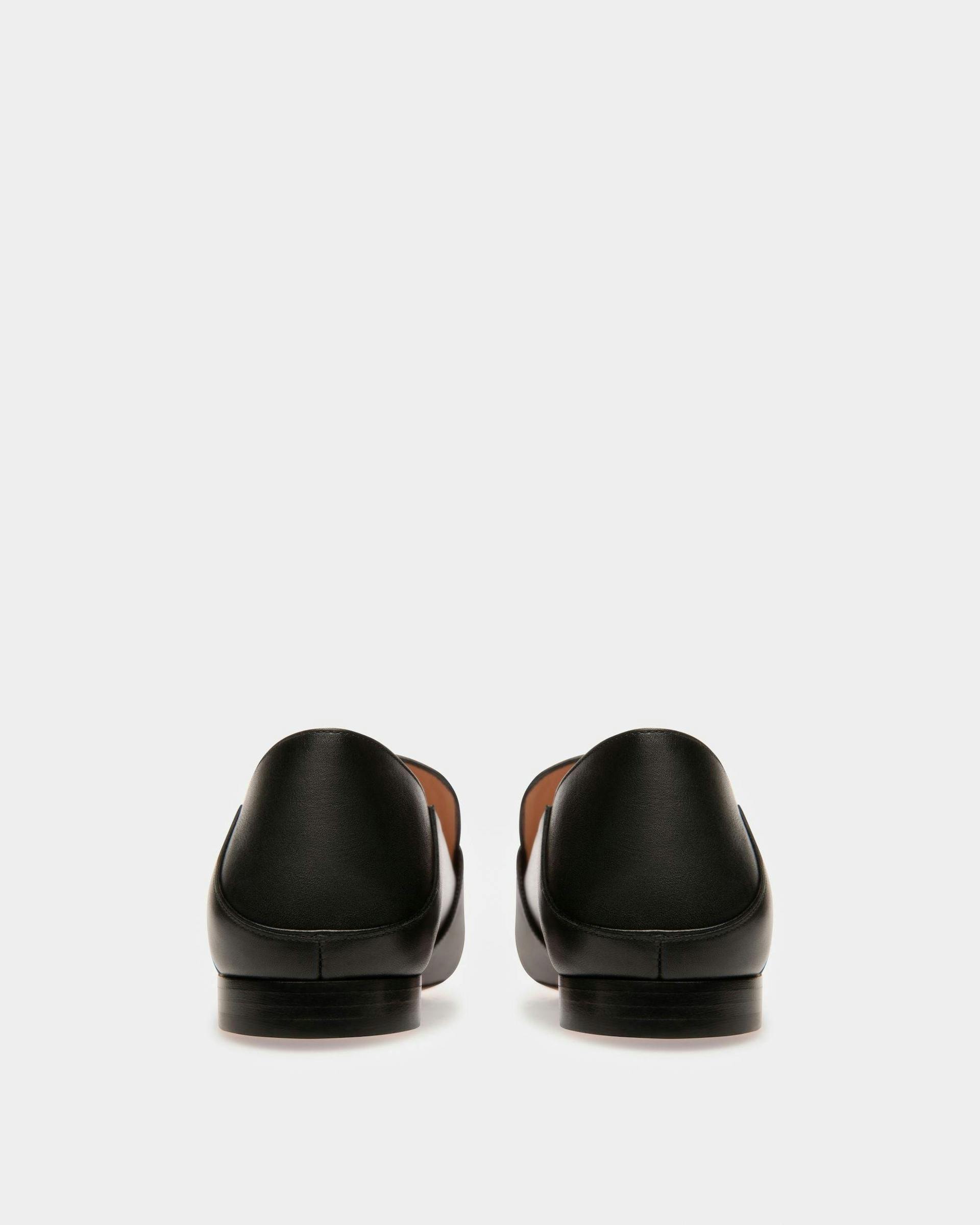 Janelle Leather Loafers In Black - Women's - Bally - 02