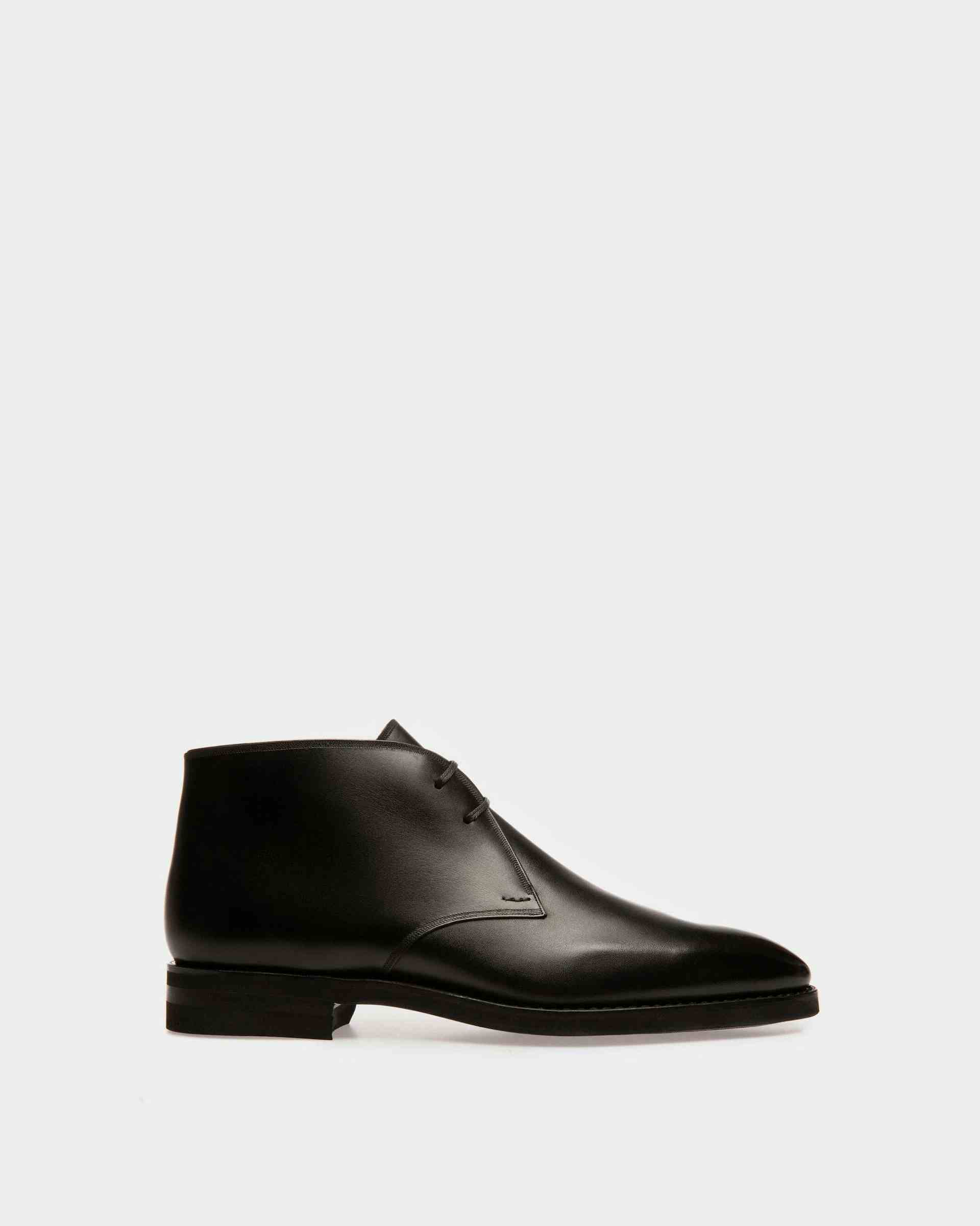 Skiligny Leather Boots In Black - Men's - Bally