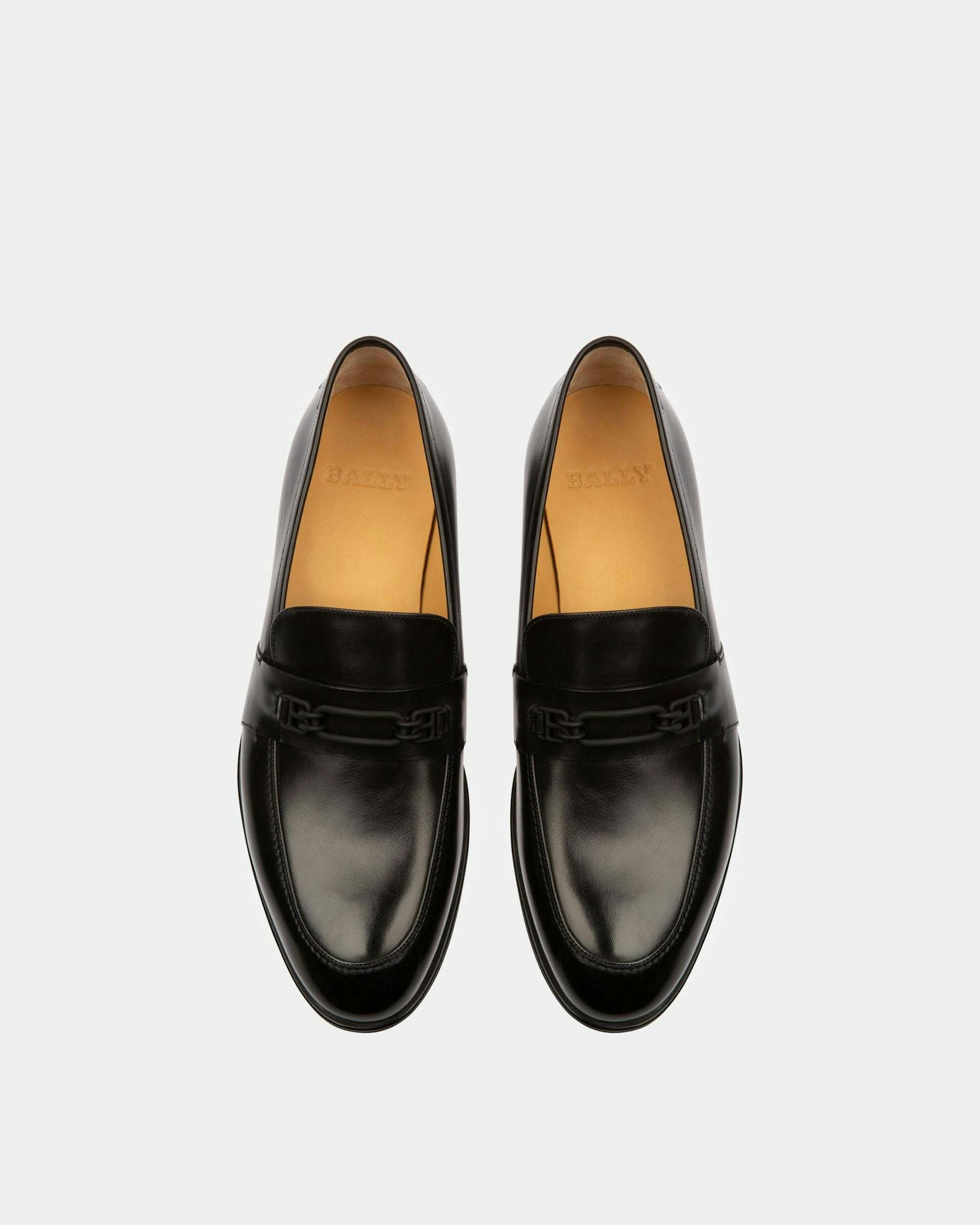 Wesper Leather Loafers In Black - Men's - Bally - 02