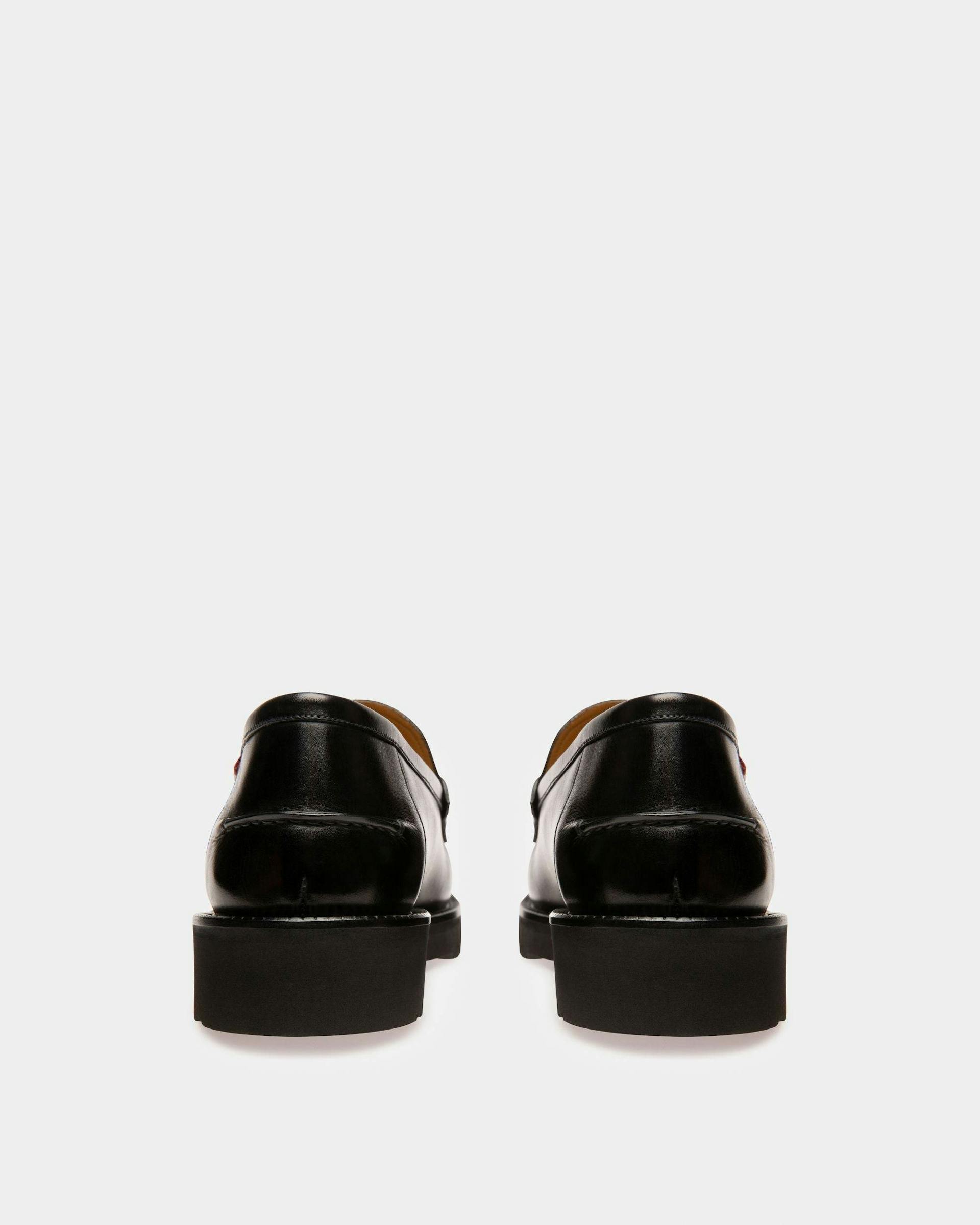Noah Leather Loafers In Black - Men's - Bally - 03