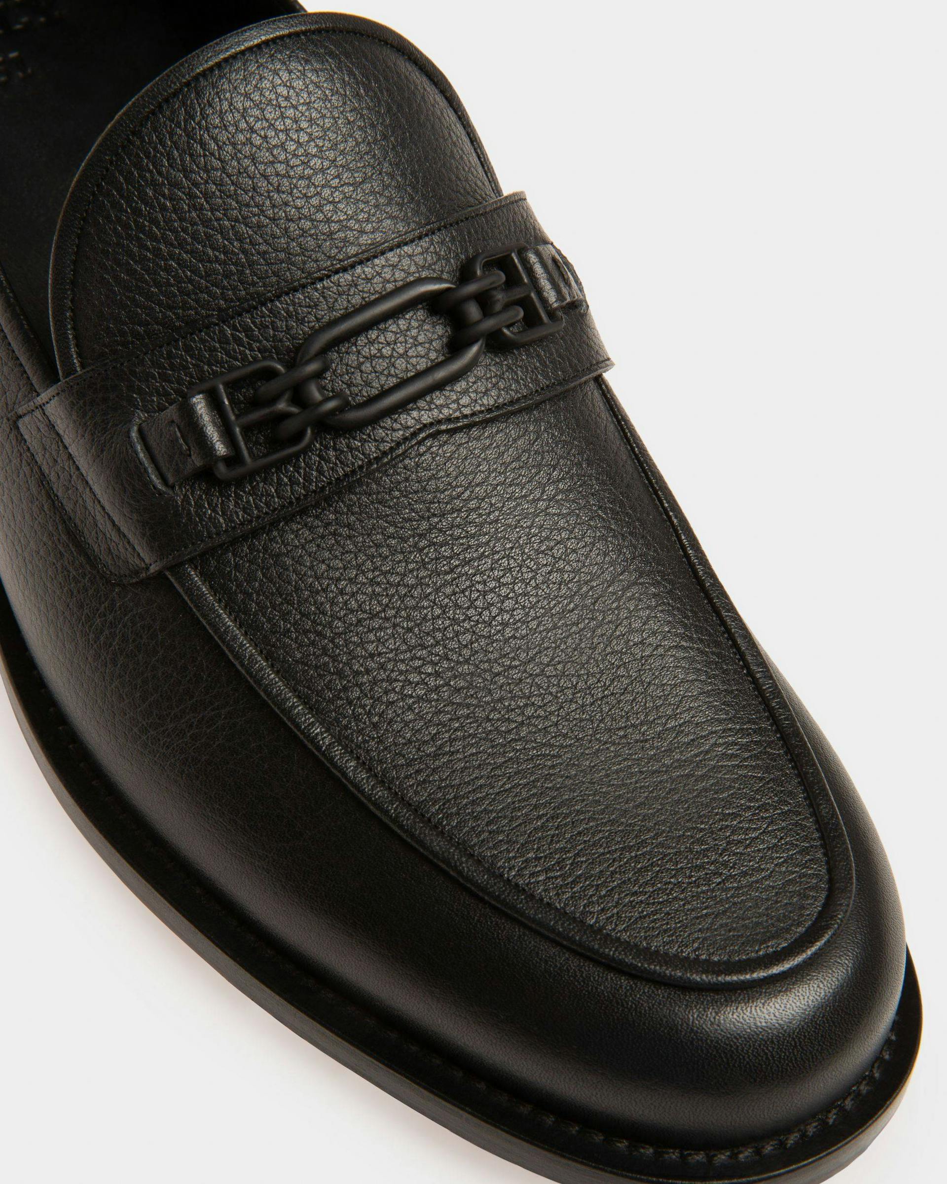 Kelsy Leather Loafers In Black - Men's - Bally - 05