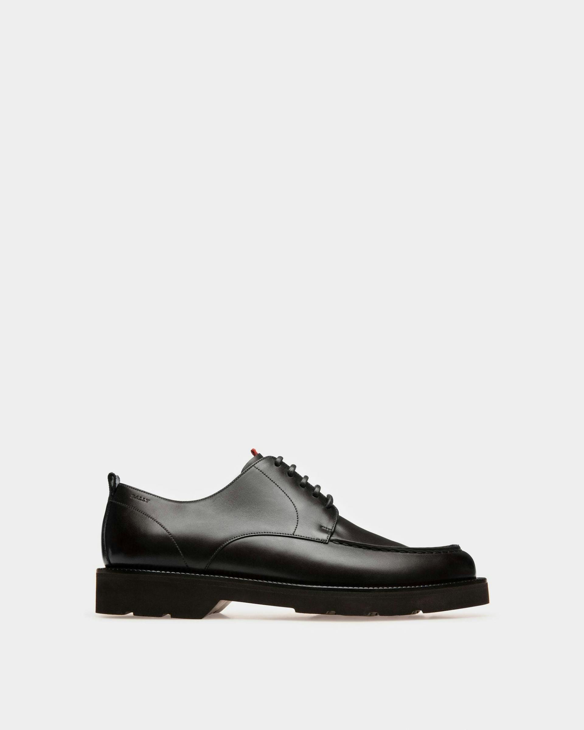 Norber Leather Derby Shoes In Black - Men's - Bally - 01