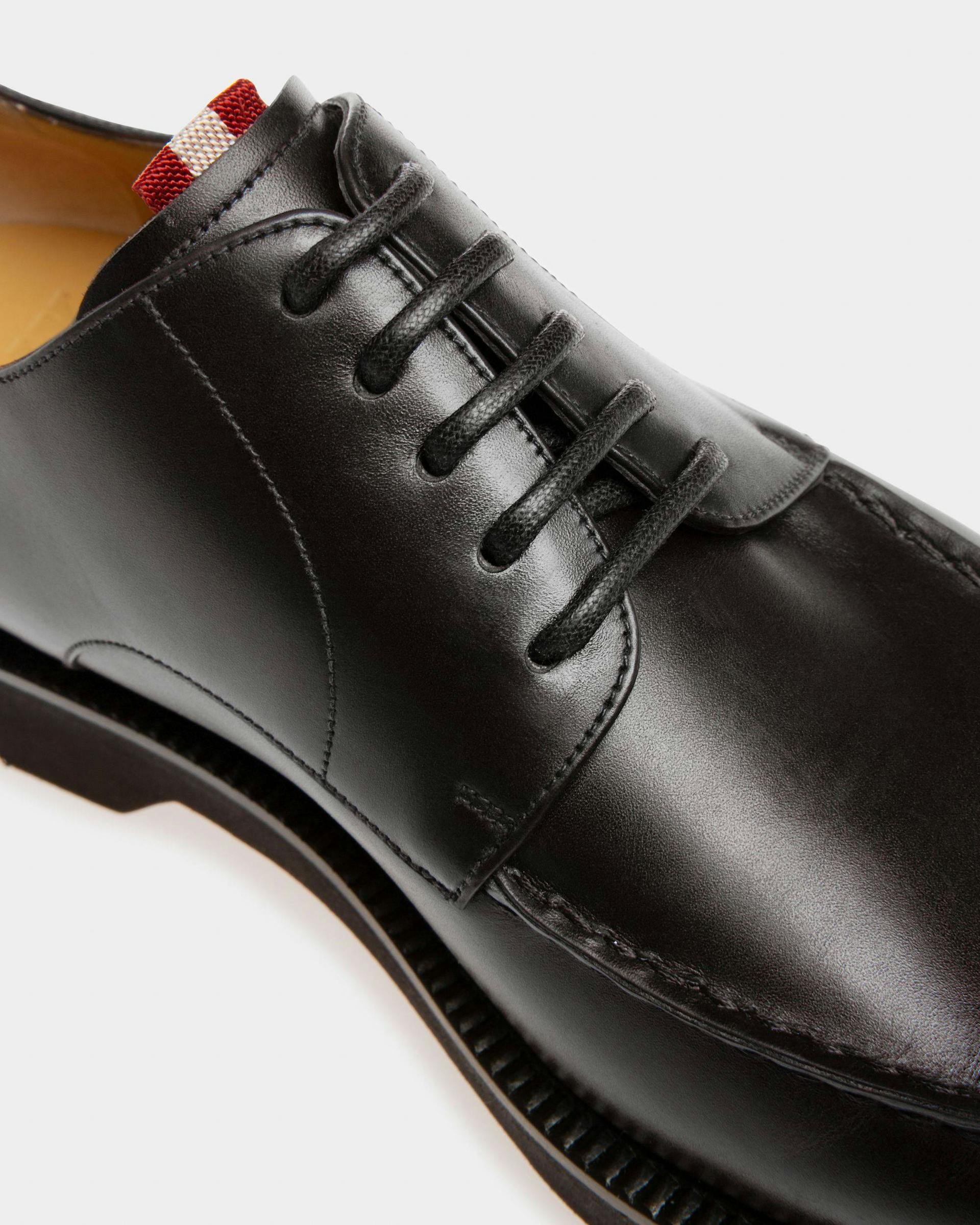 Norber Leather Derby Shoes In Black - Men's - Bally - 05