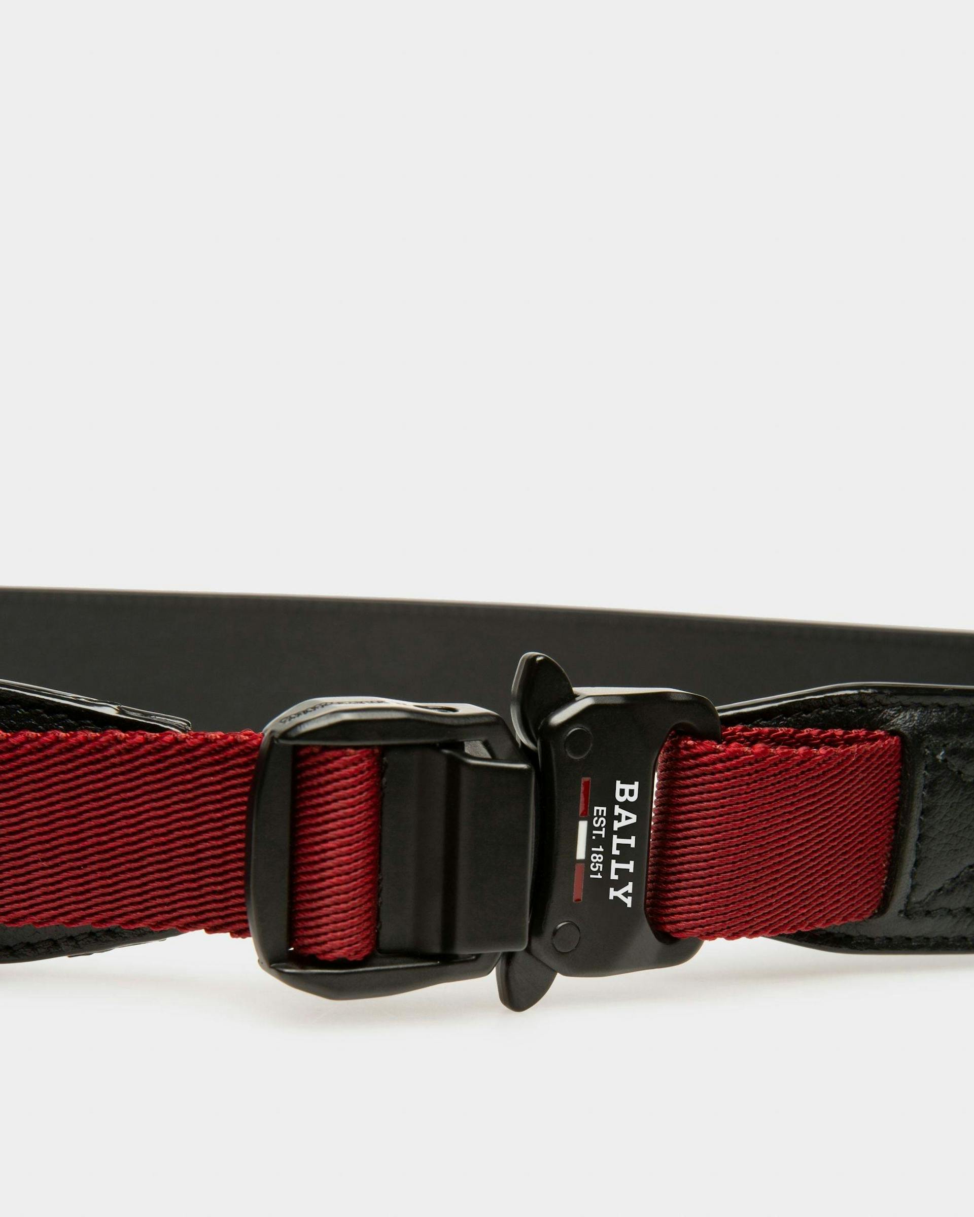 Tobyn Leather 35Mm Belt In Black - Men's - Bally - 03