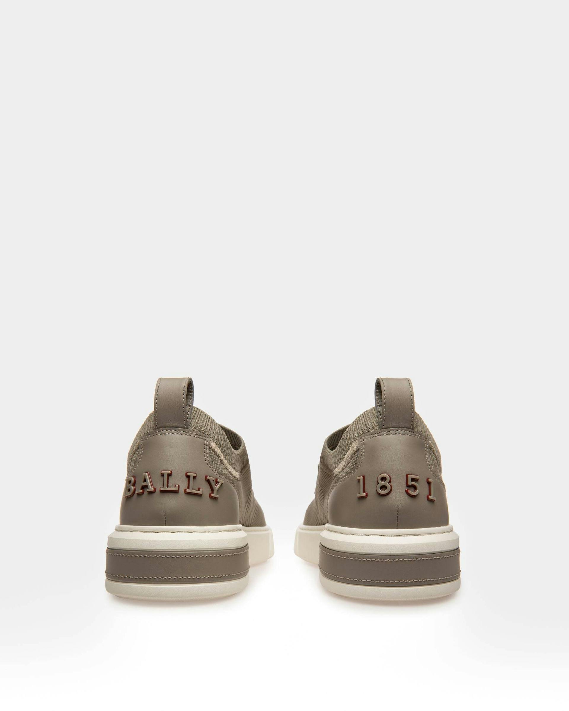 Macky Knit Fabric Sneakers In Grey - Men's - Bally - 03