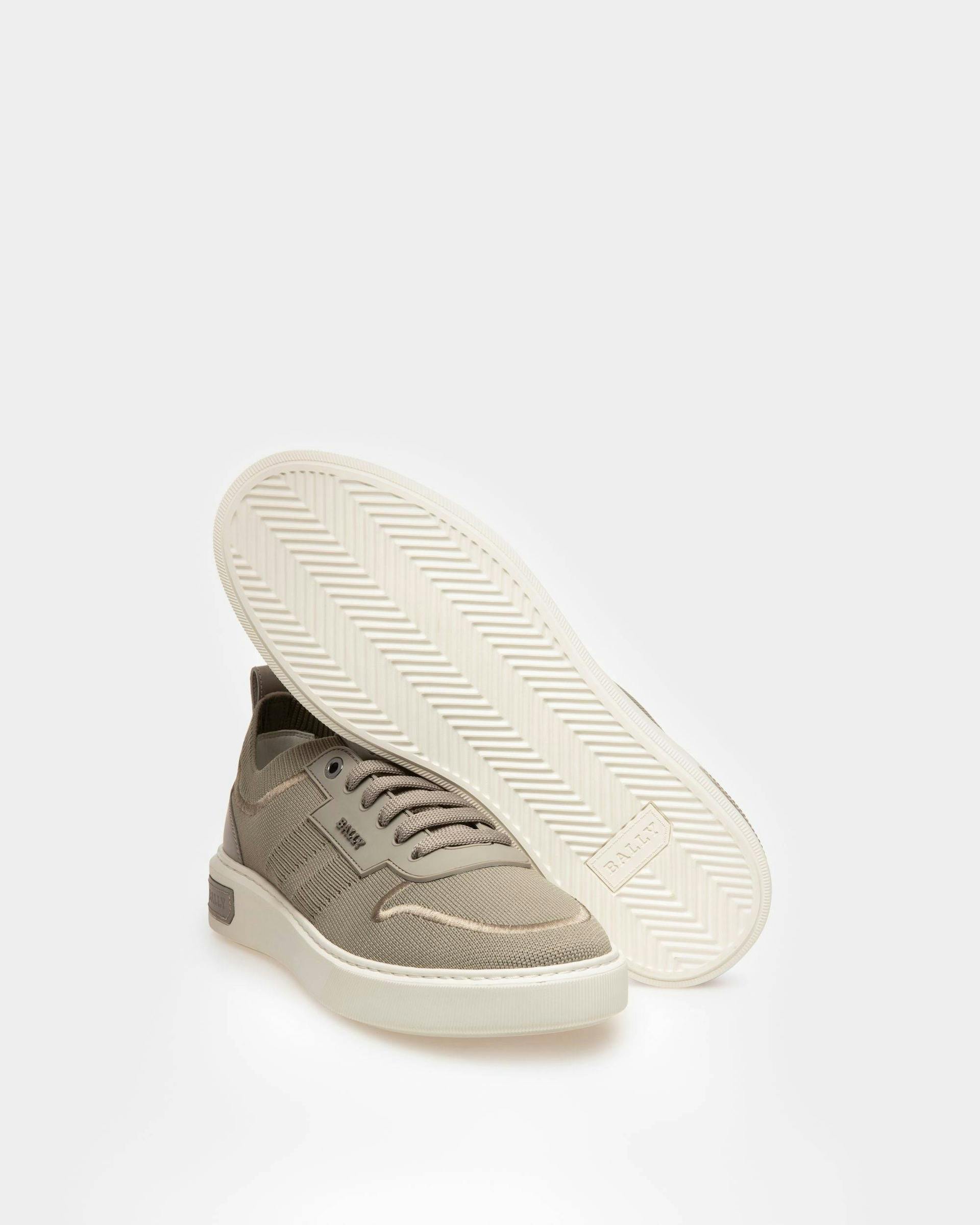 Macky Knit Fabric Sneakers In Grey - Men's - Bally - 04