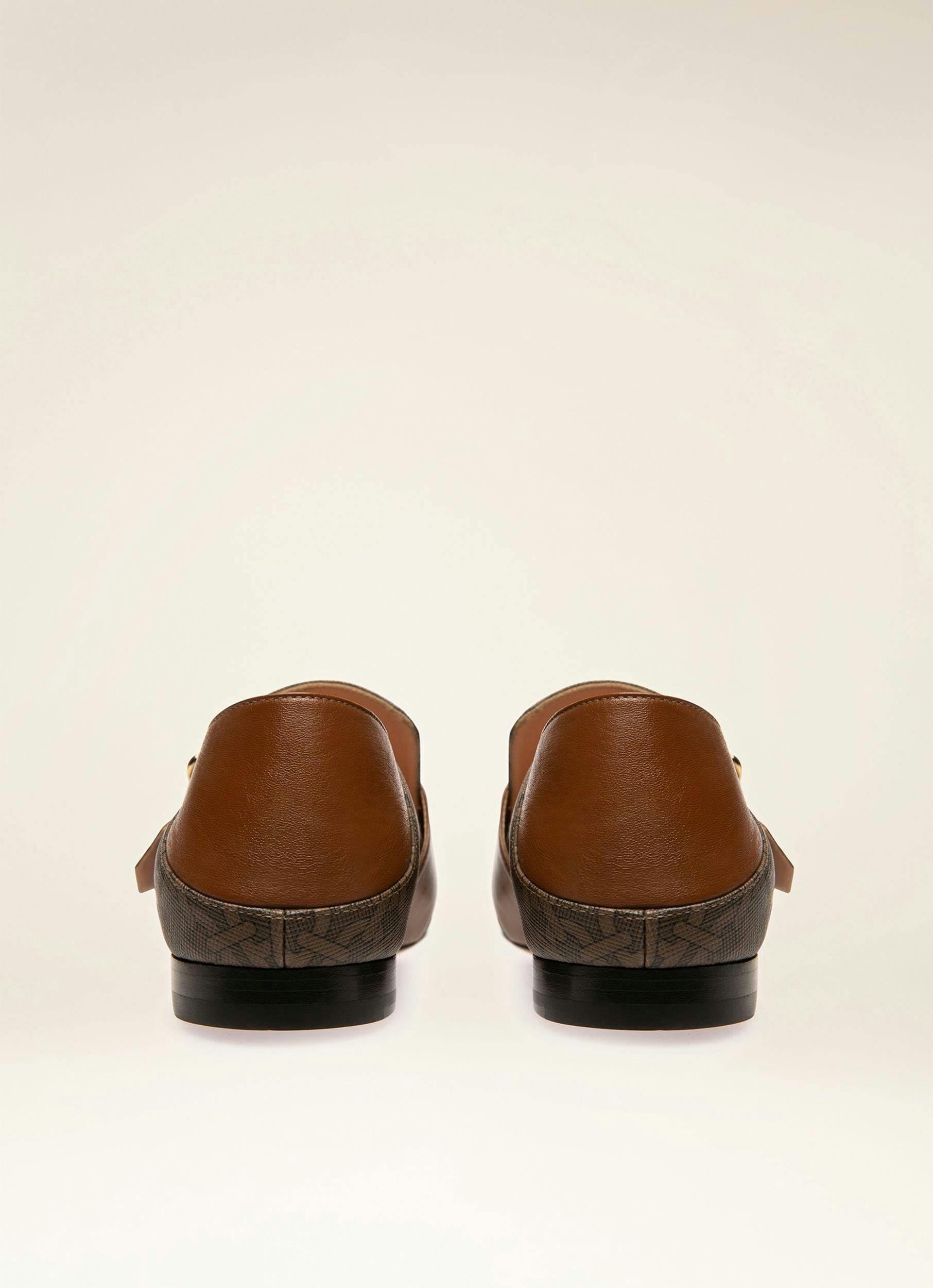 Janelle Leather & Tpu Loafers In Brown - Women's - Bally - 03