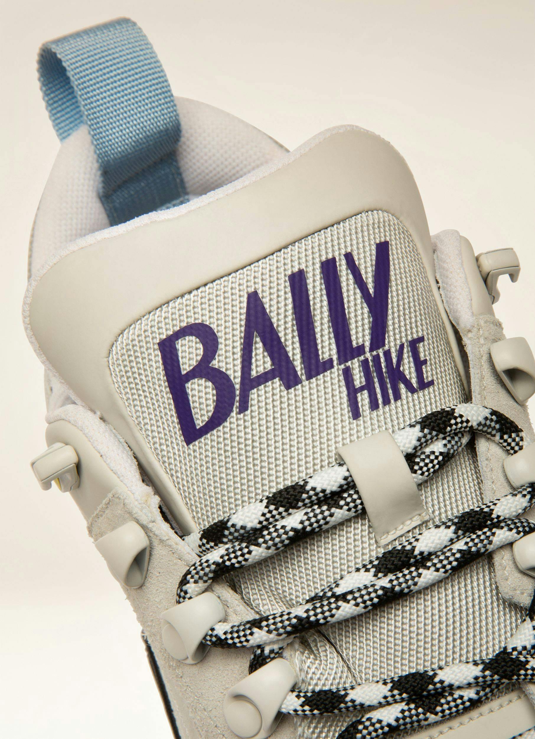 BALLY HIKE Leather Hiking Shoes In Denty White - Women's - Bally - 02