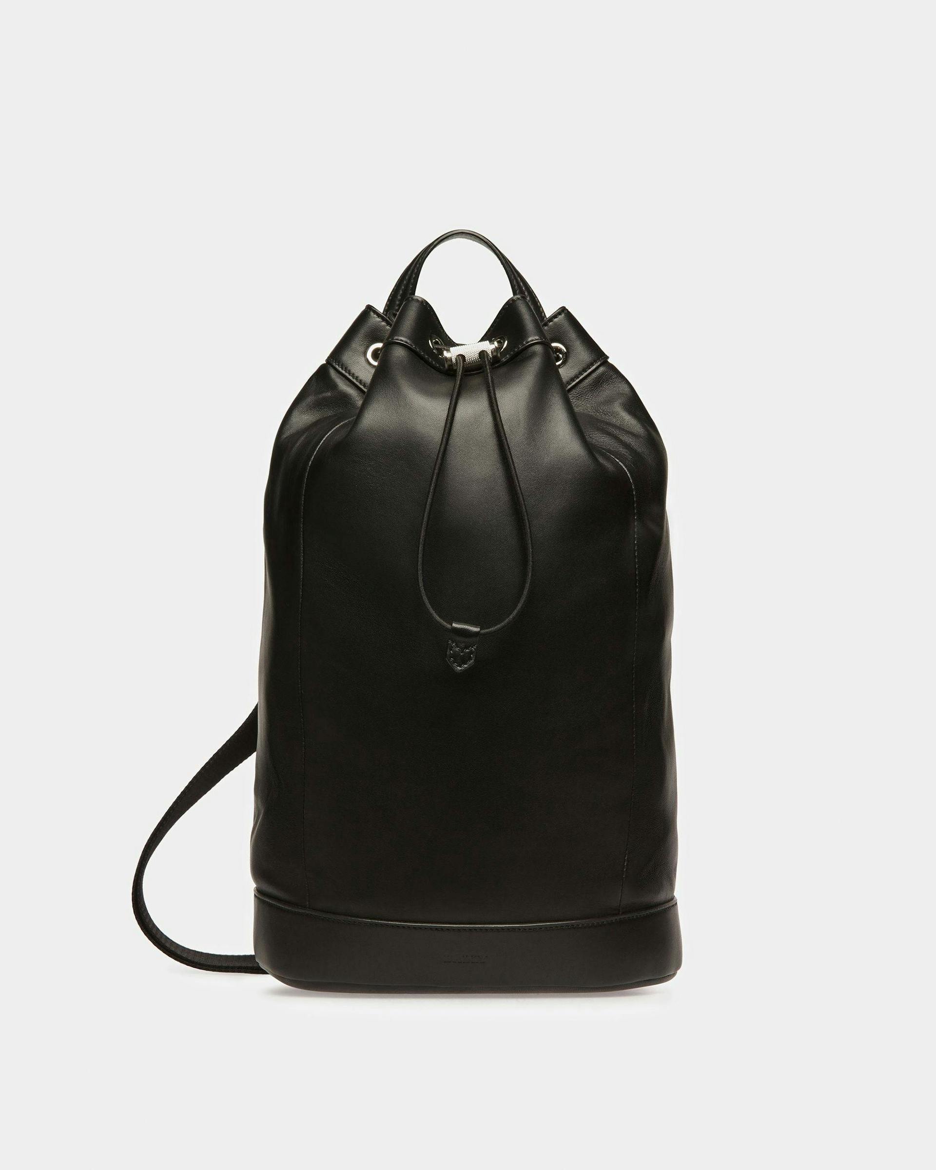 Azes Leather Sling Bag In Black - Men's - Bally - 01