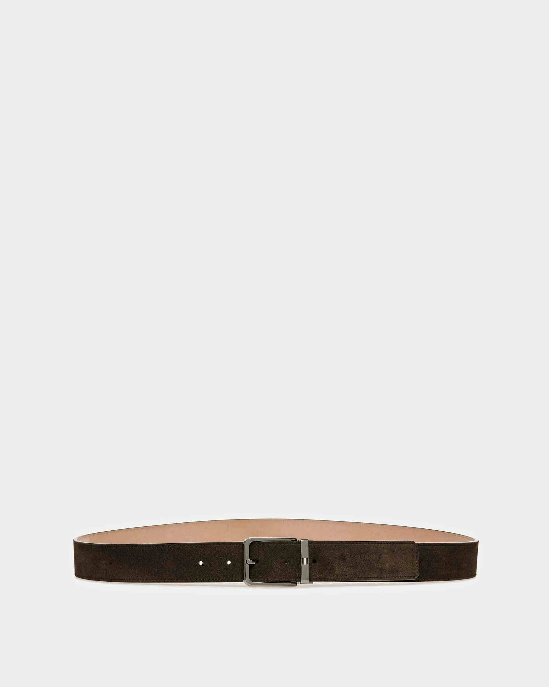 Arkin Leather 35Mm Belt In Brown - Men's - Bally