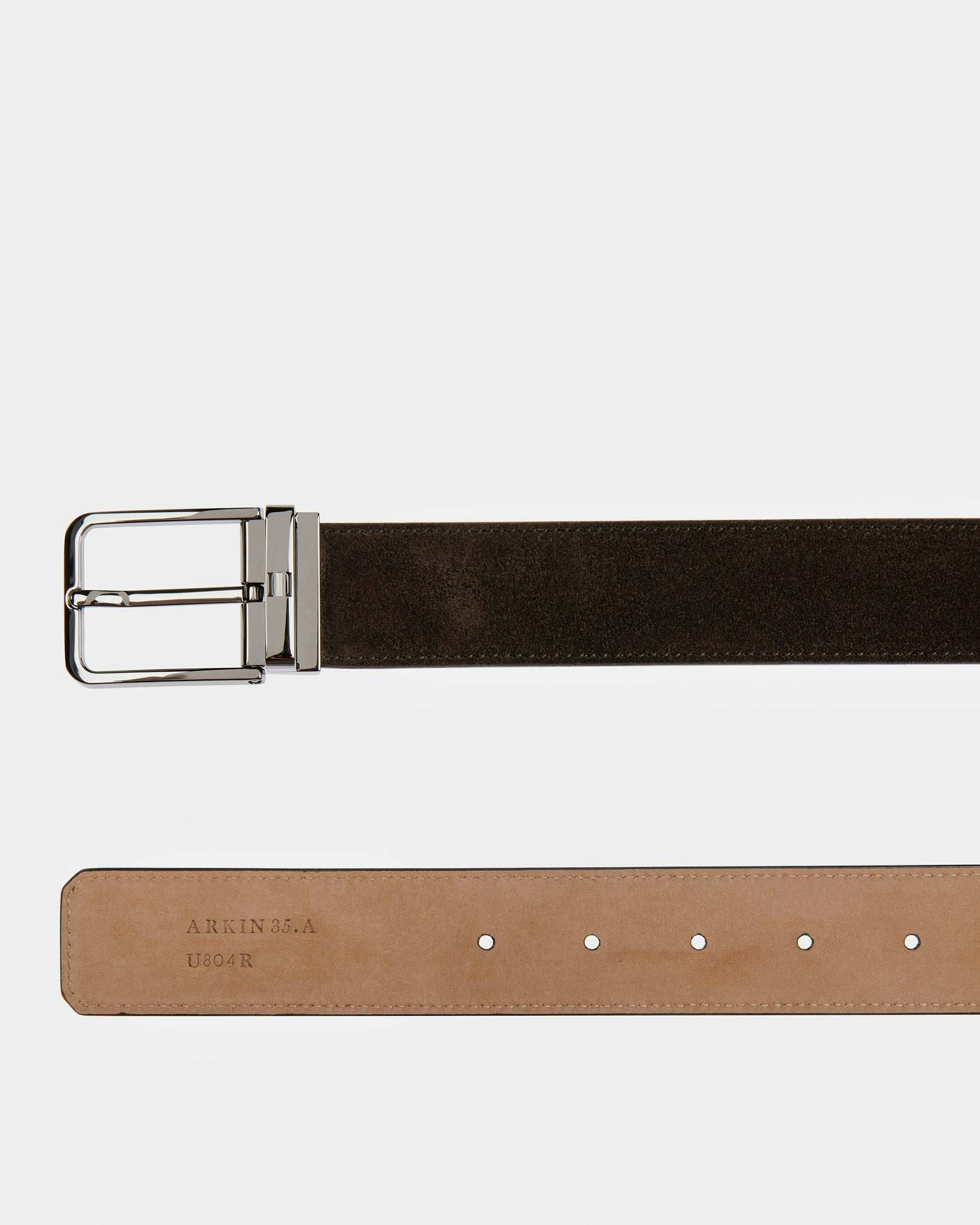 Arkin Leather 35Mm Belt In Brown - Men's - Bally - 02