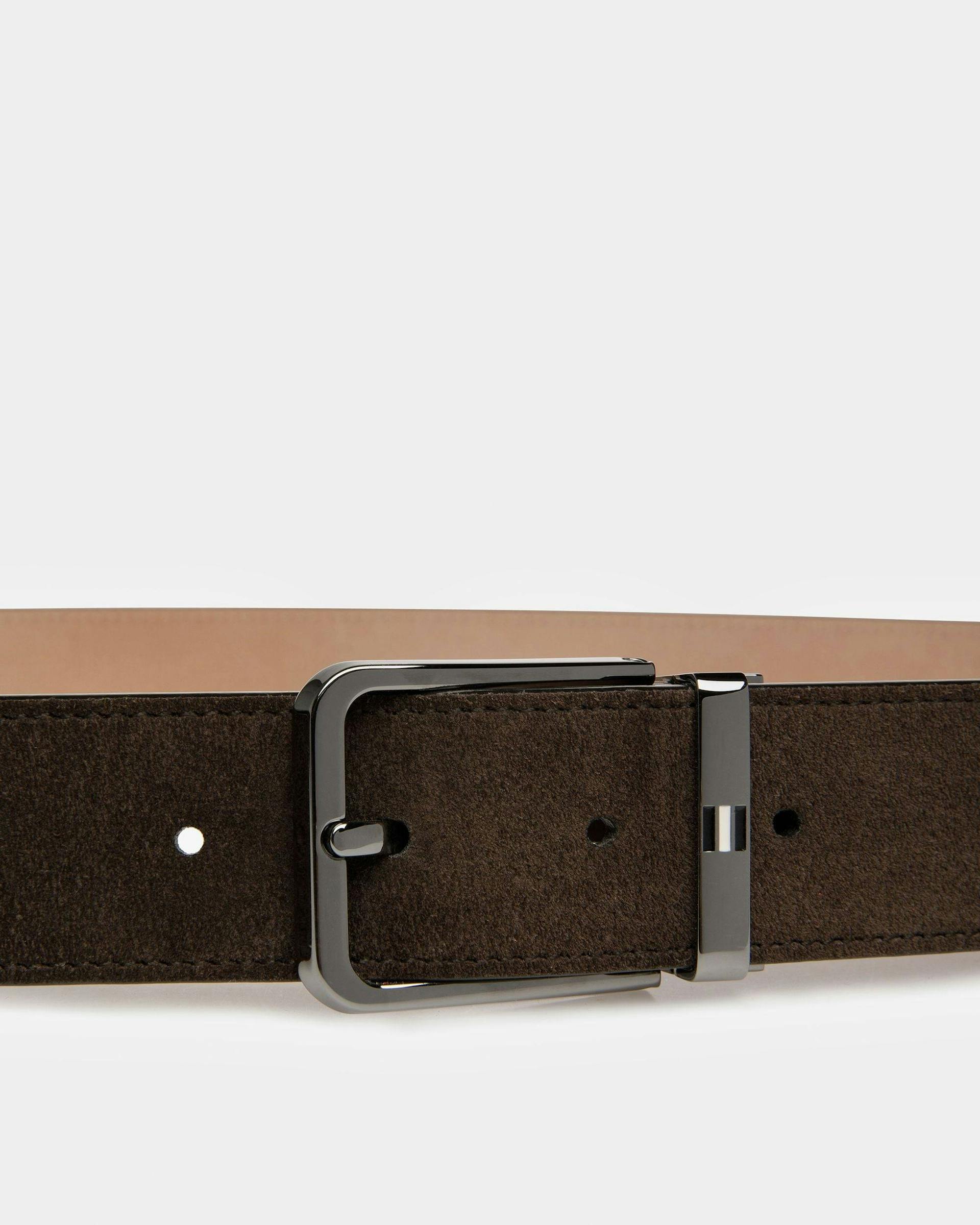 Arkin Leather 35Mm Belt In Brown - Men's - Bally - 03