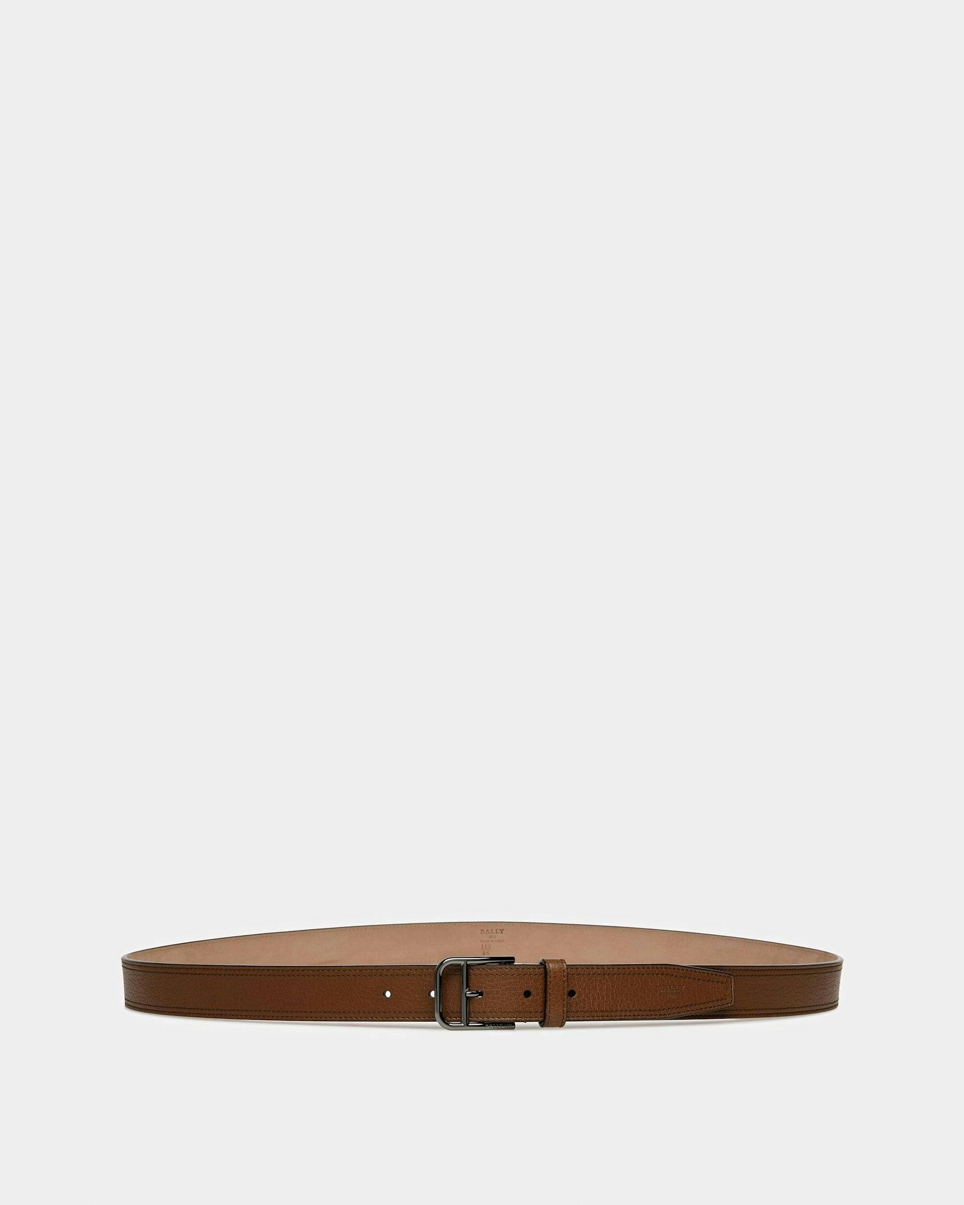 Scotty Leather 30Mm Belt In Brown - Men's - Bally - 01