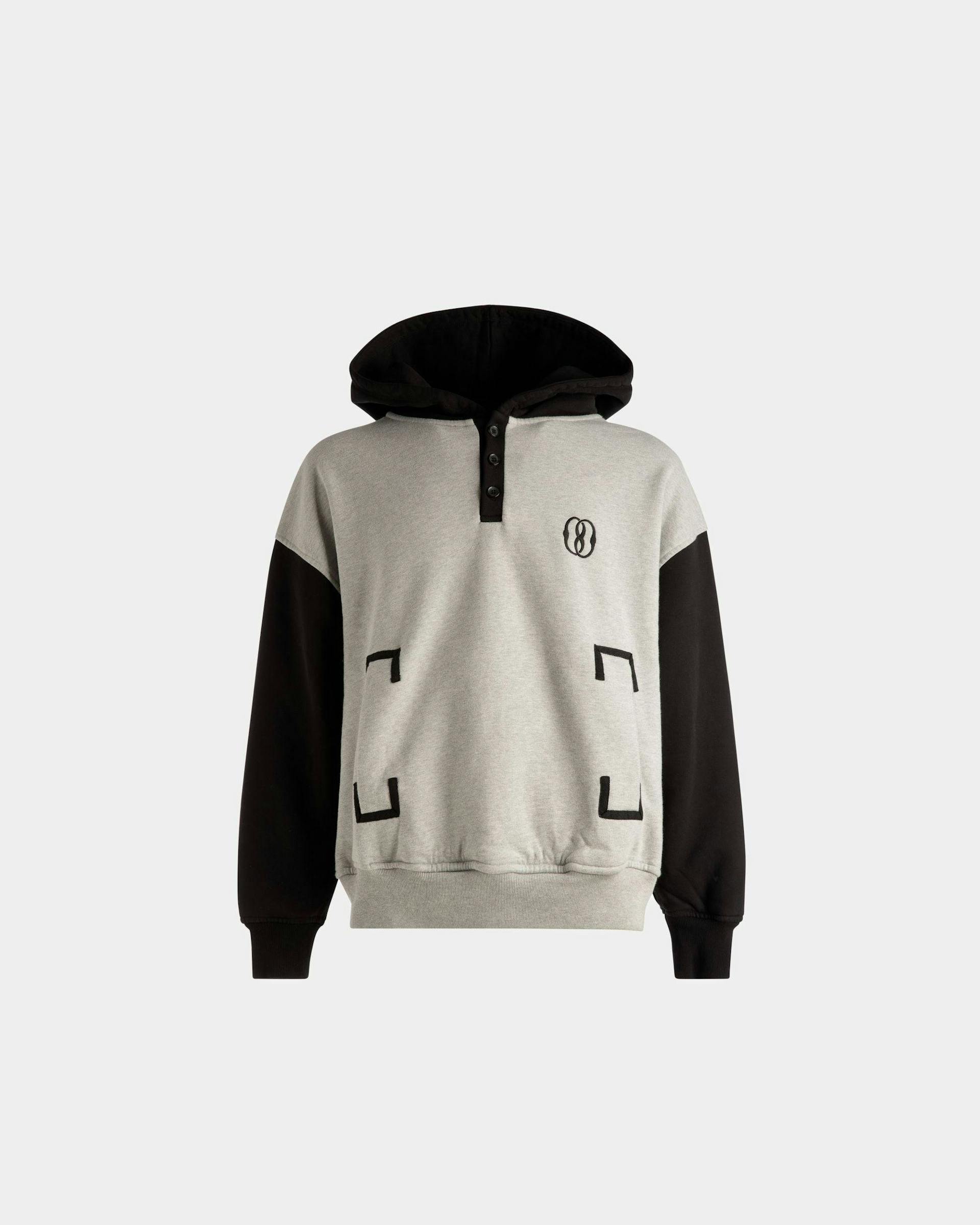 Cotton Bi-Color Hooded Sweater - Bally