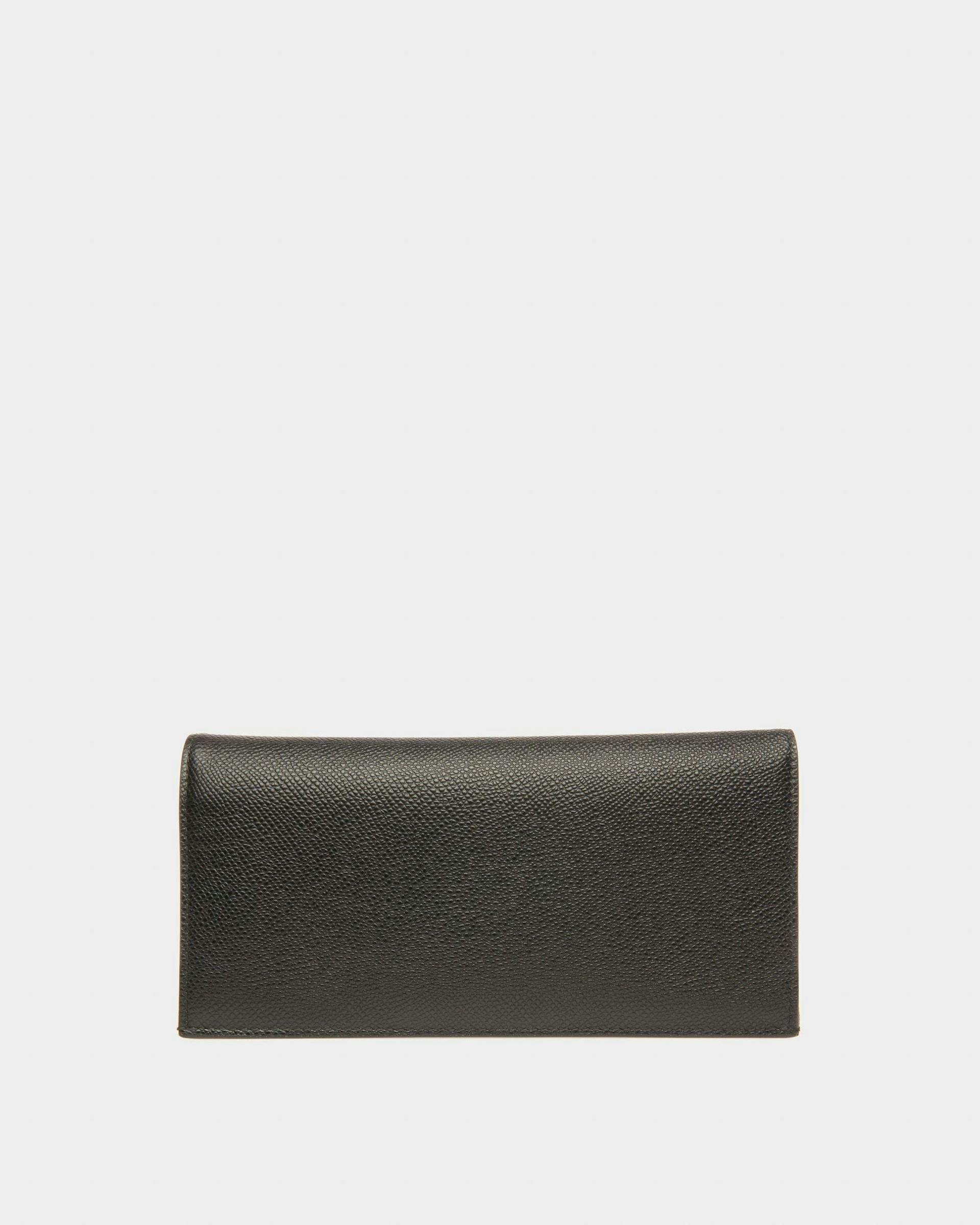 Baliro Leather Continental Wallet In Black & Blue - Men's - Bally - 02