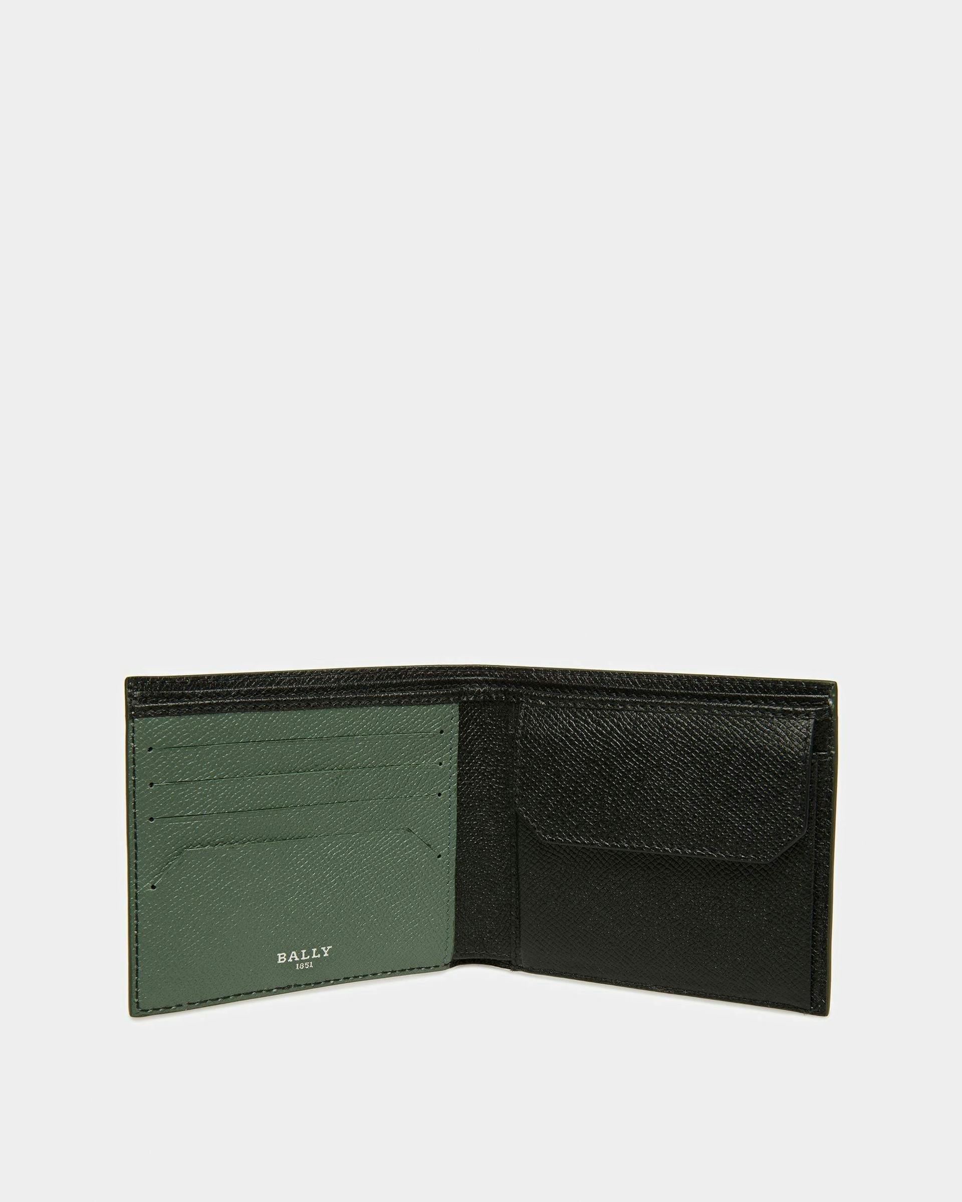 Bribel Leather Coin Wallet In Sage - Men's - Bally - 03