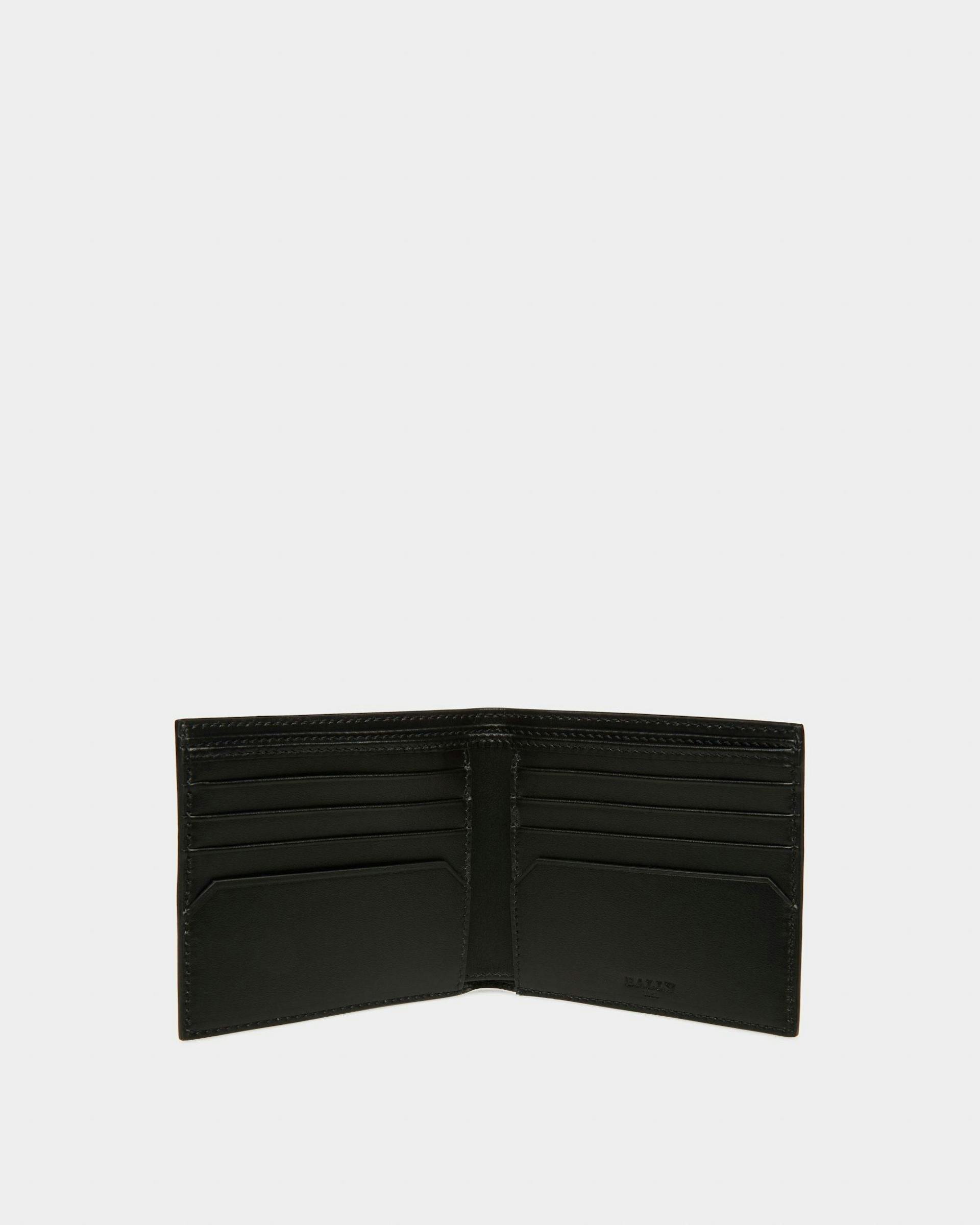 Brasai Leather Wallet In Black & Green - Men's - Bally - 03
