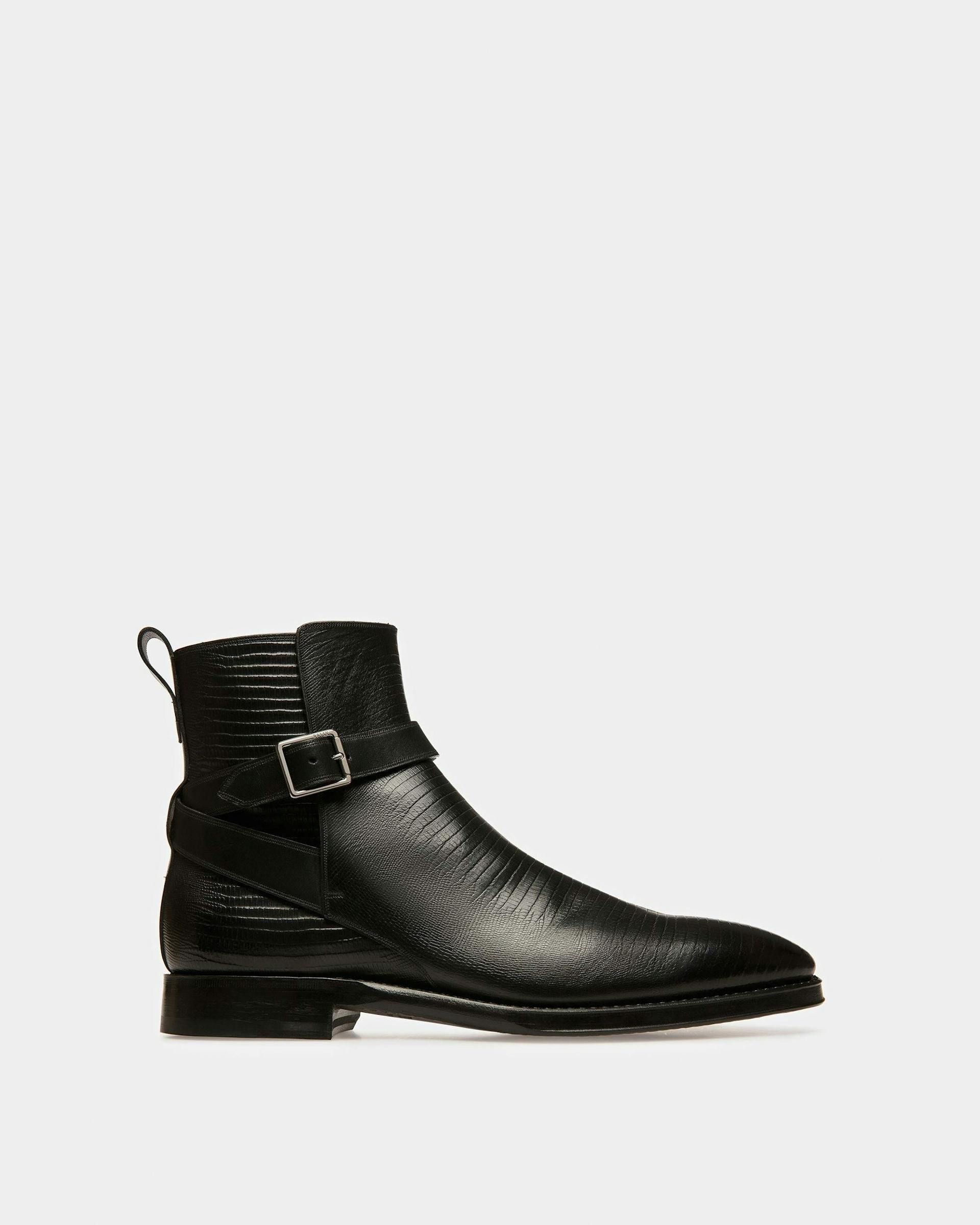 Scaviel Leather Boots In Black - Men's - Bally - 01