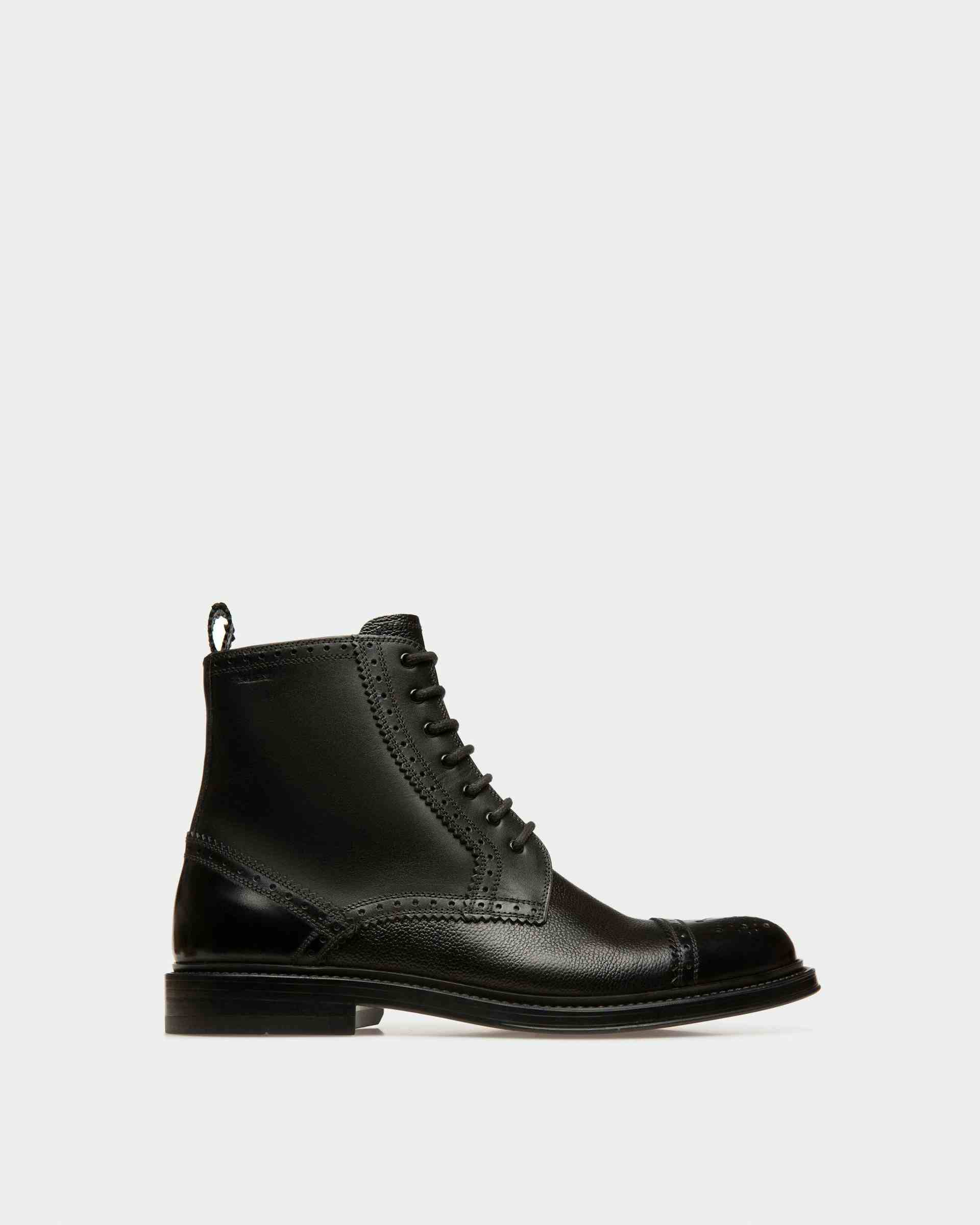 Nicoldon Leather Boots In Black - Men's - Bally