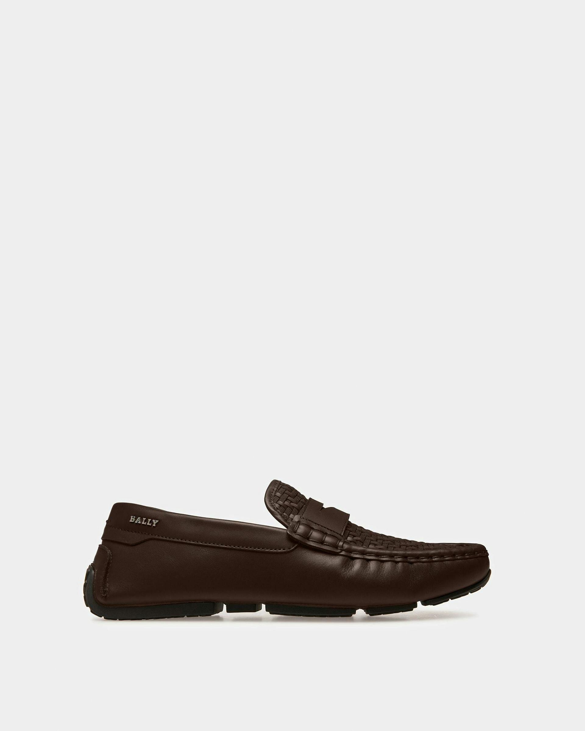 Pilos Leather Drivers In Brown - Men's - Bally - 01