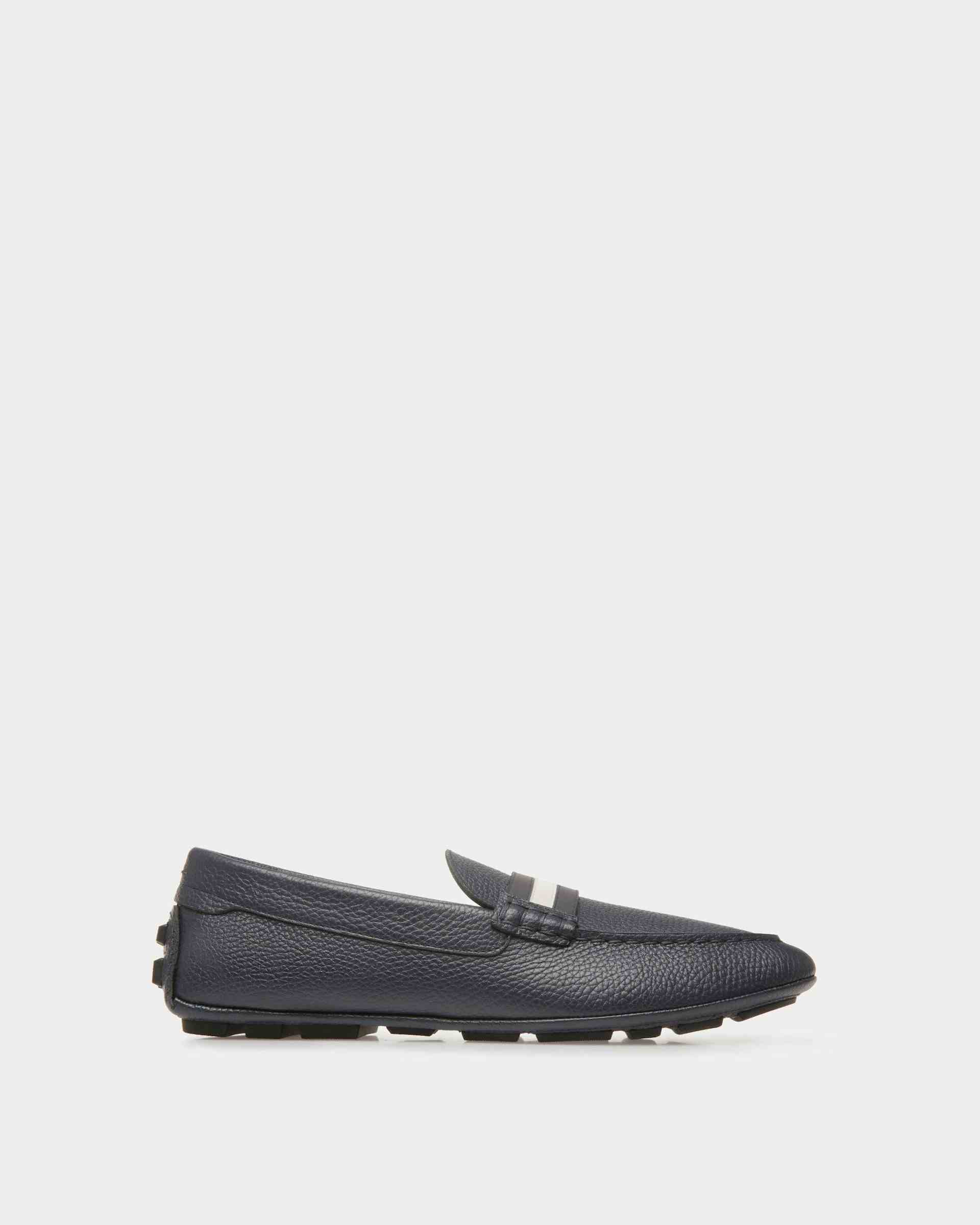 Kerbs Drivers In Midnight Leather - Men's - Bally
