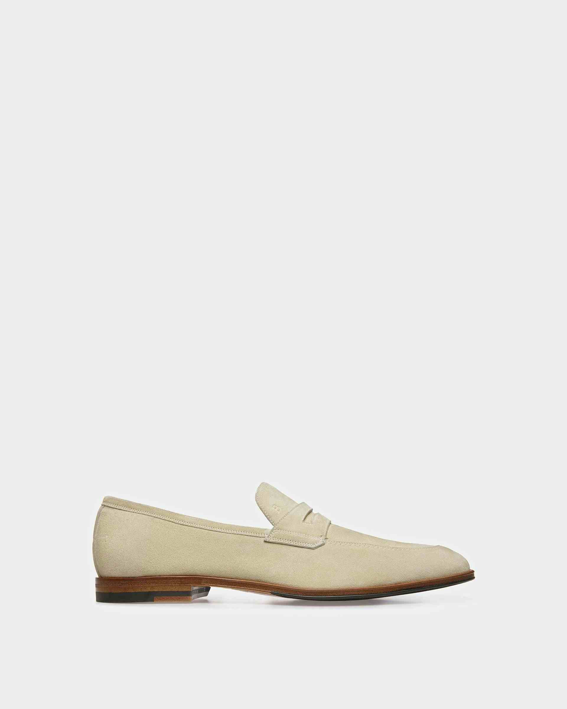 Webb Leather Loafers In Fossil - Men's - Bally