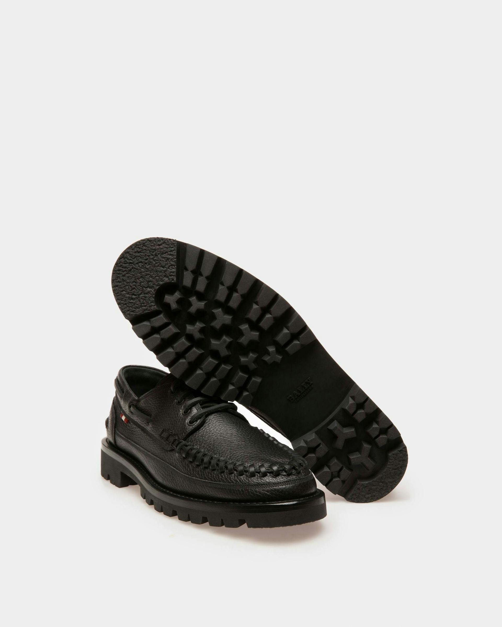 Trendal Leather Moccasins In Black - Men's - Bally - 04