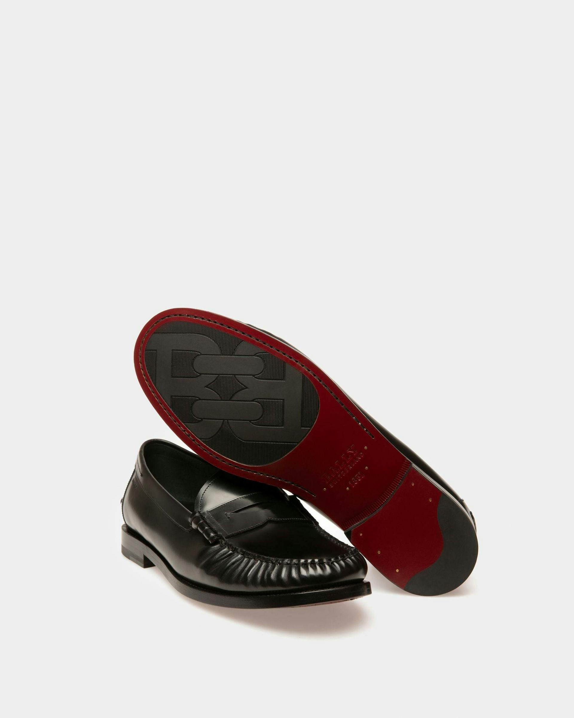 Coelo Leather Moccasins In Black - Men's - Bally - 04