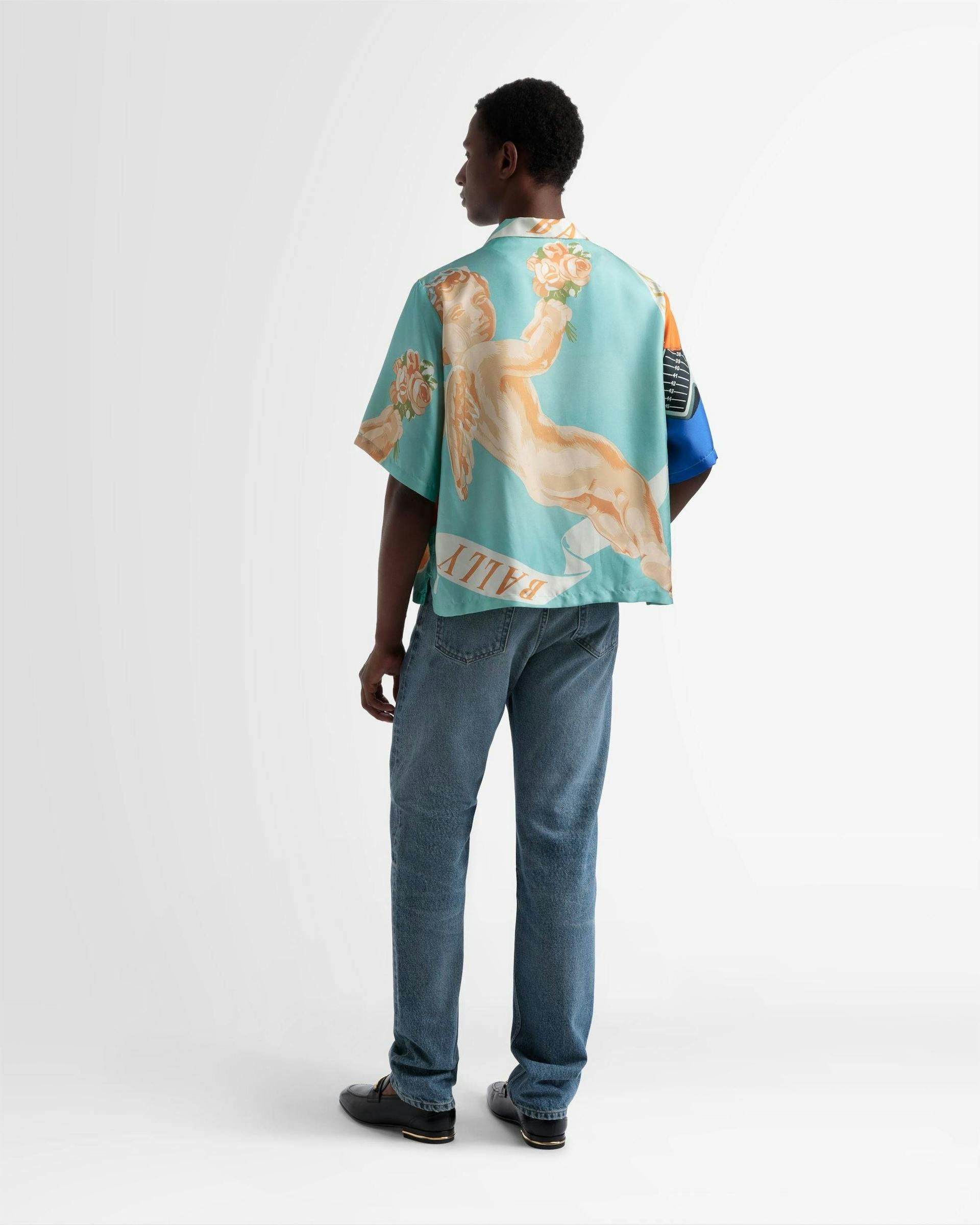 Silk Bowling Shirt In Multicolour - Men's - Bally - 04