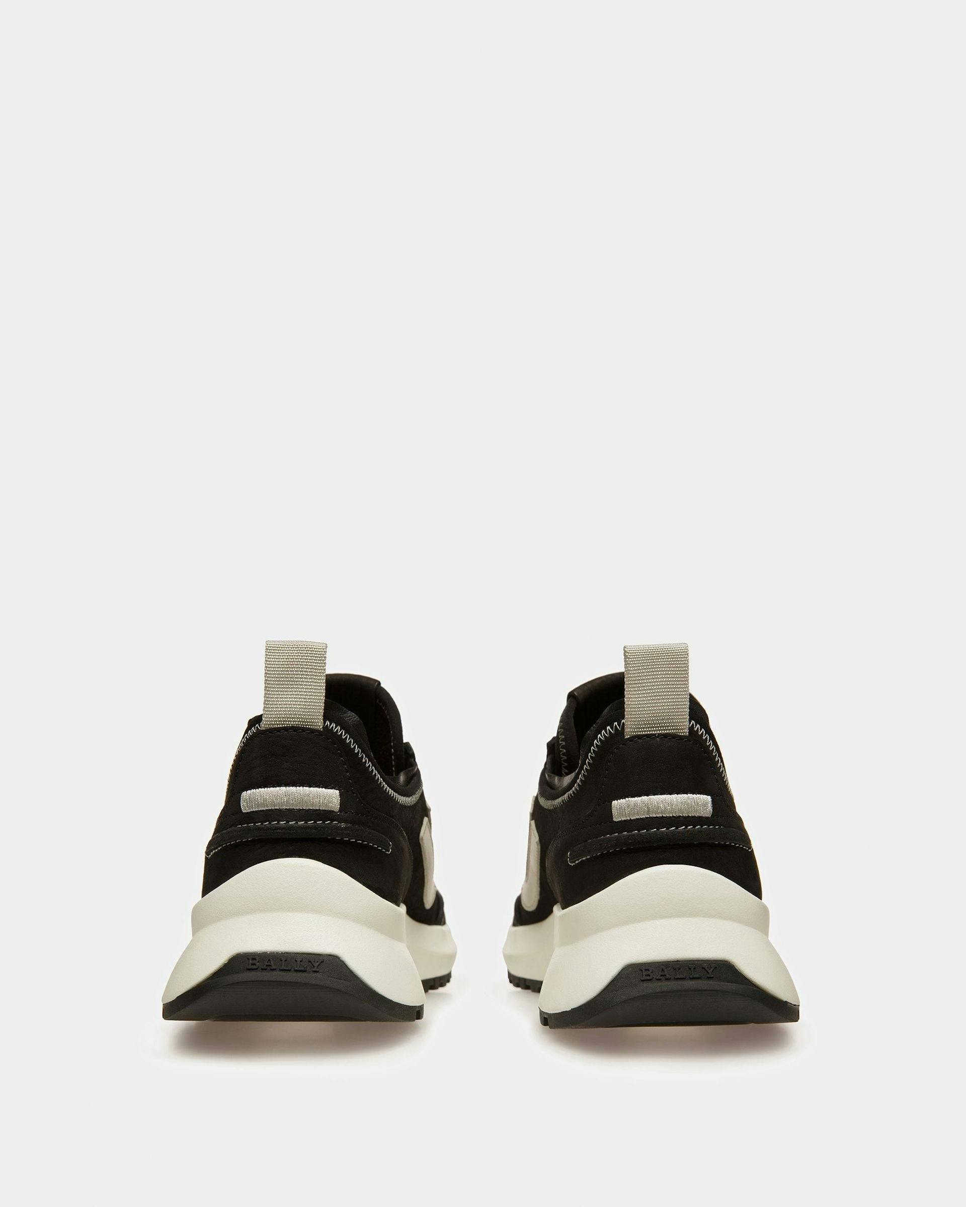 Darys Leather Sneakers In Black And Dusty White - Men's - Bally - 03
