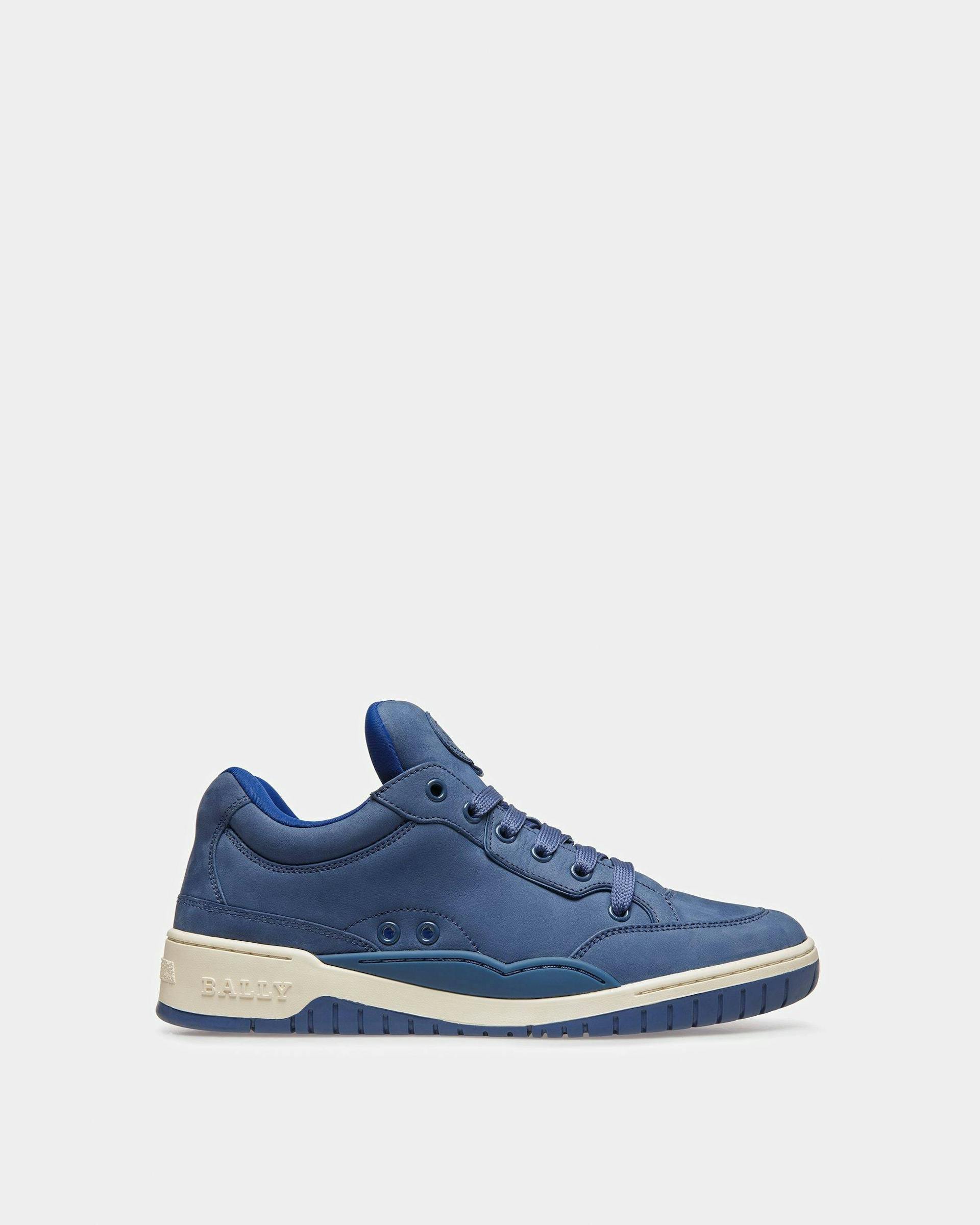 Kiro Leather Sneakers In Blue Neon - Men's - Bally - 01