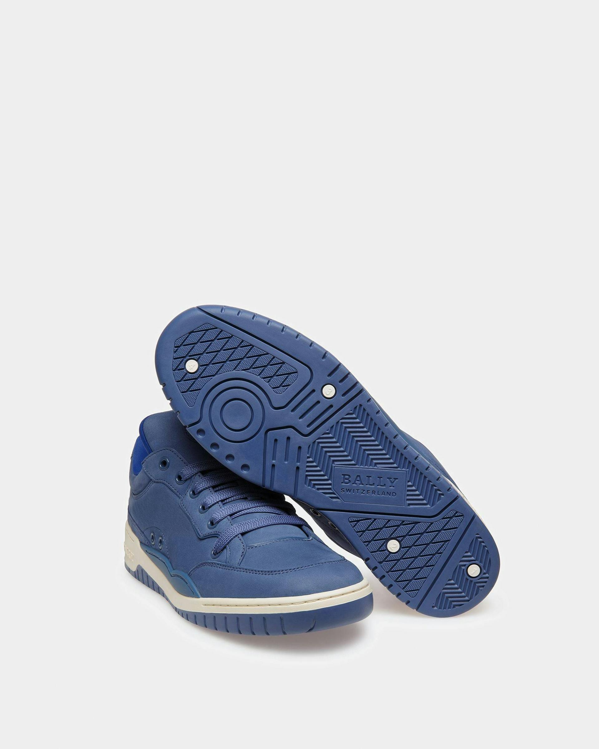 Kiro Leather Sneakers In Blue Neon - Men's - Bally - 05