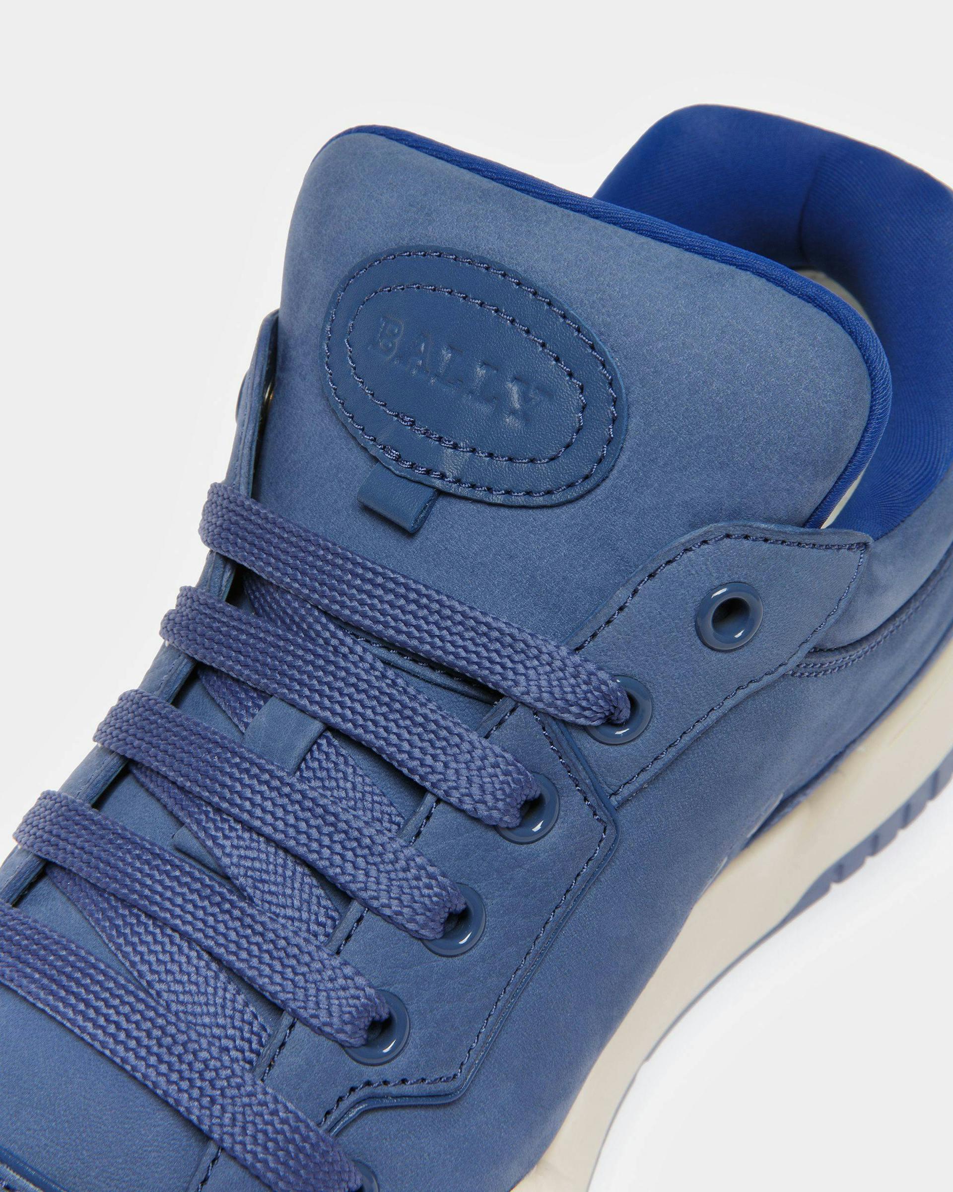 Kiro Leather Sneakers In Blue Neon - Men's - Bally - 06