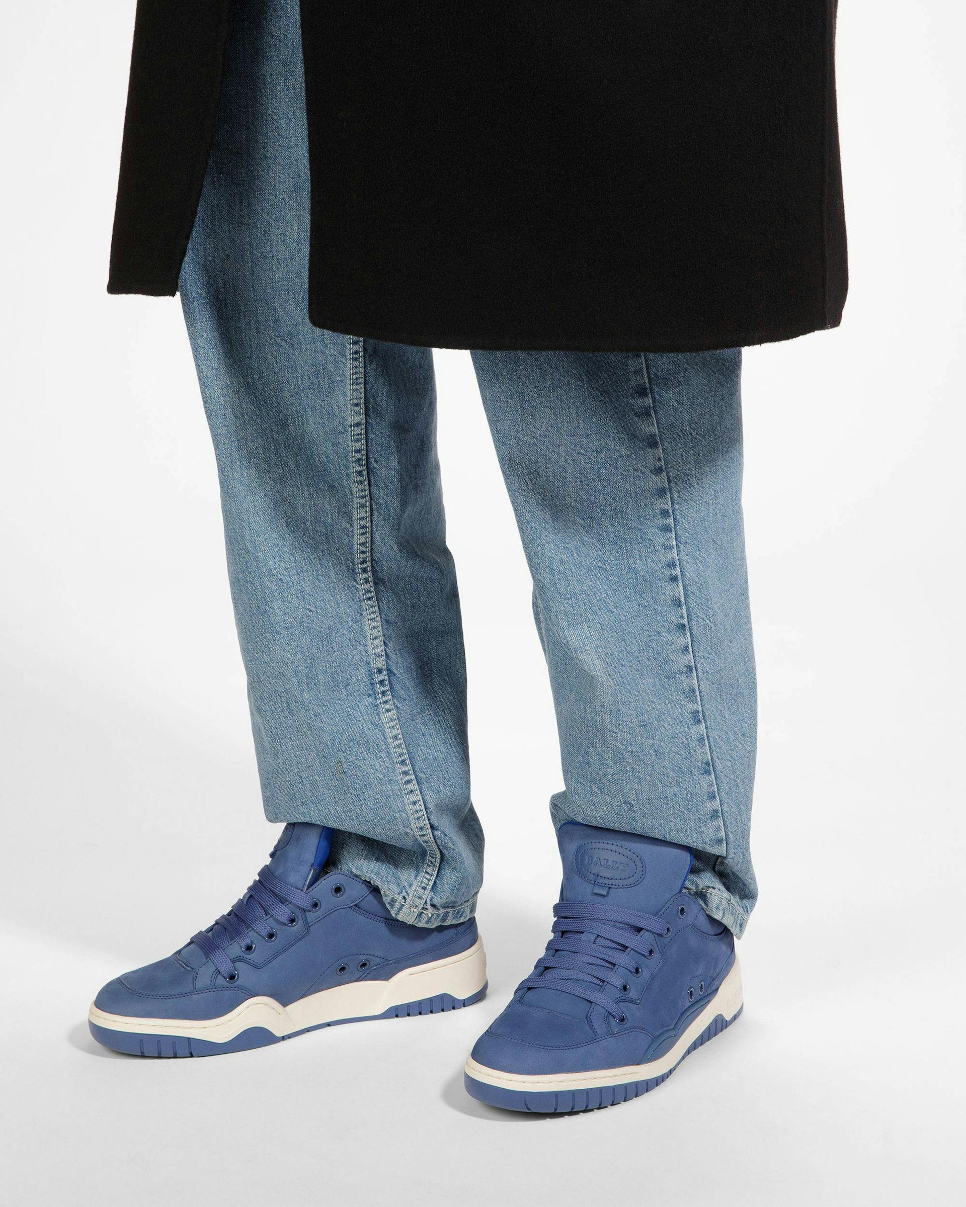 Kiro Leather Sneakers In Blue Neon - Men's - Bally - 07