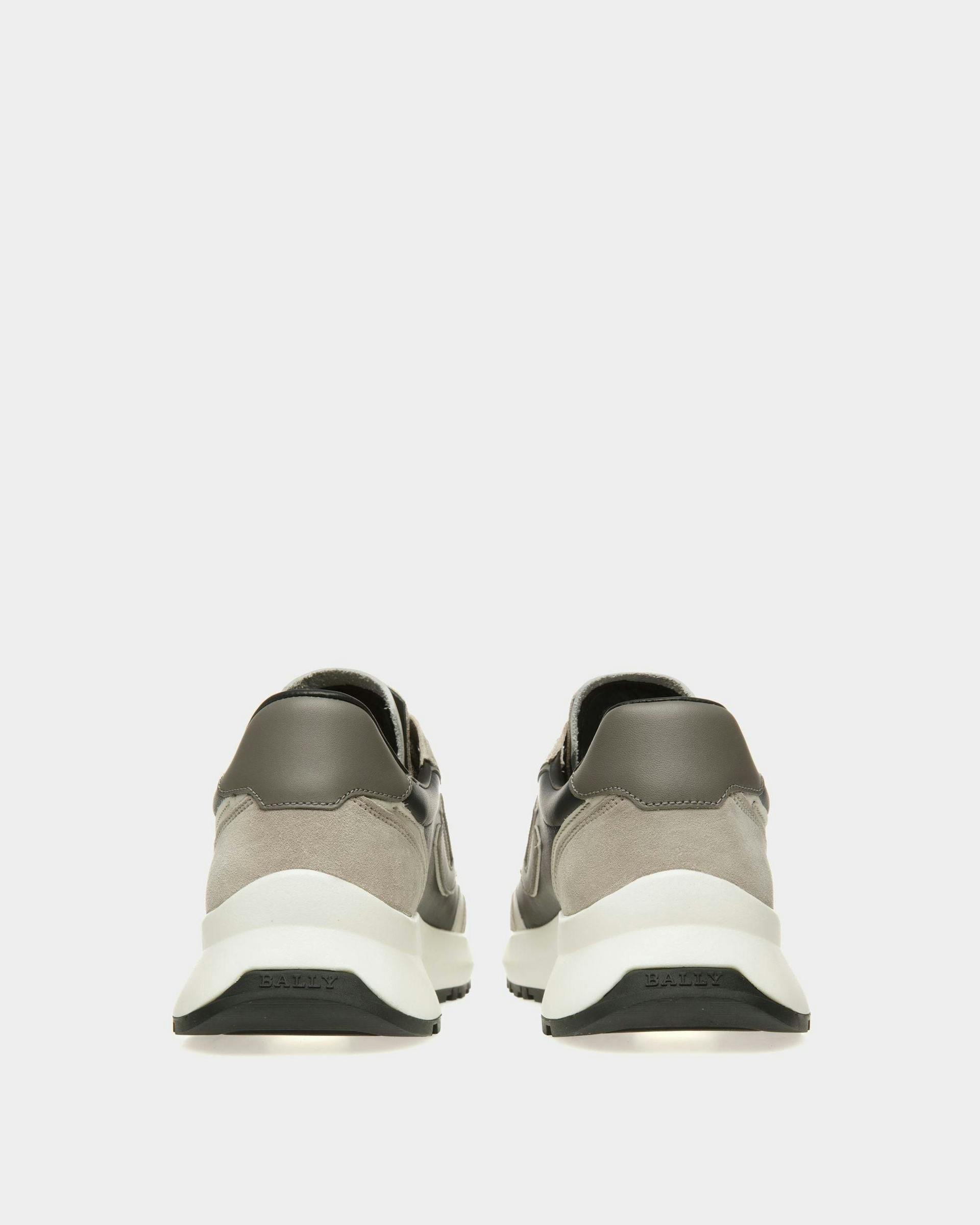 Demmy Leather Sneakers In Grey - Men's - Bally - 04