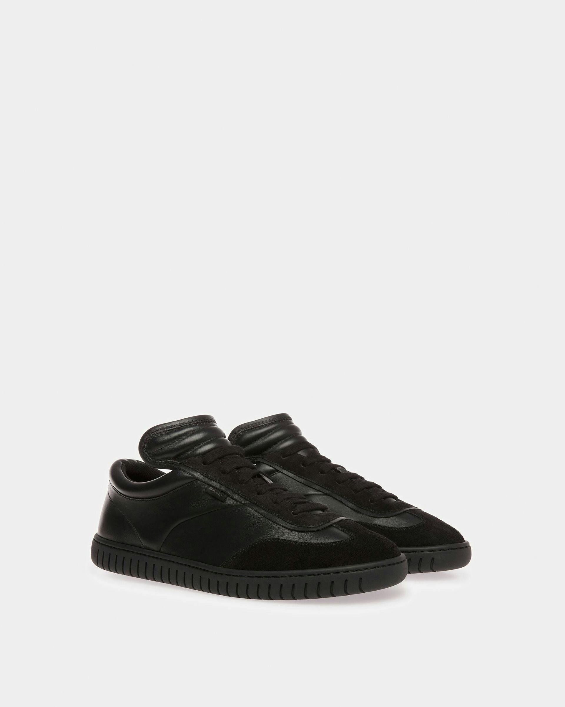 Player Sneakers In Black Leather - Men's - Bally - 02
