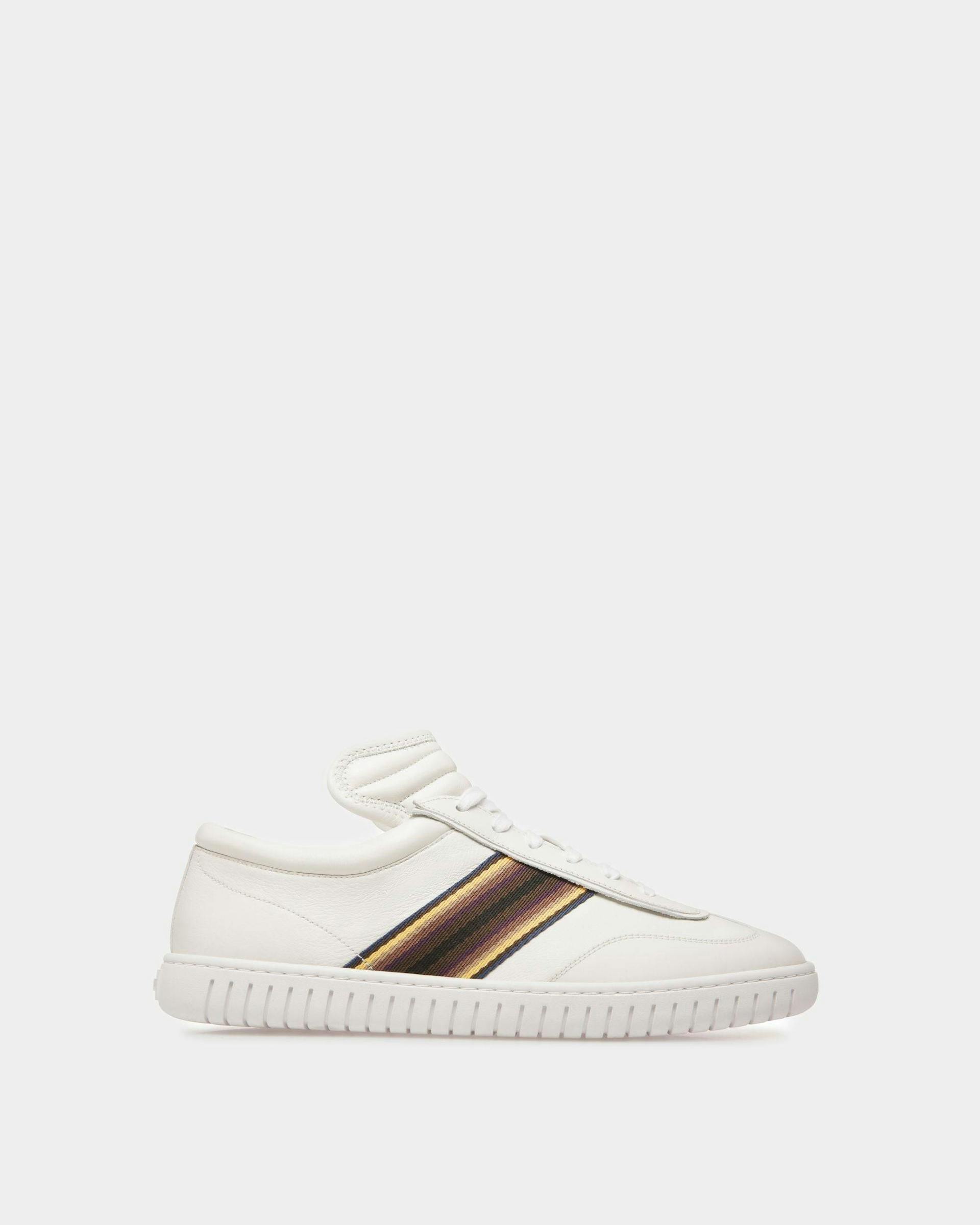 Player Sneakers In White Leather - Men's - Bally - 01