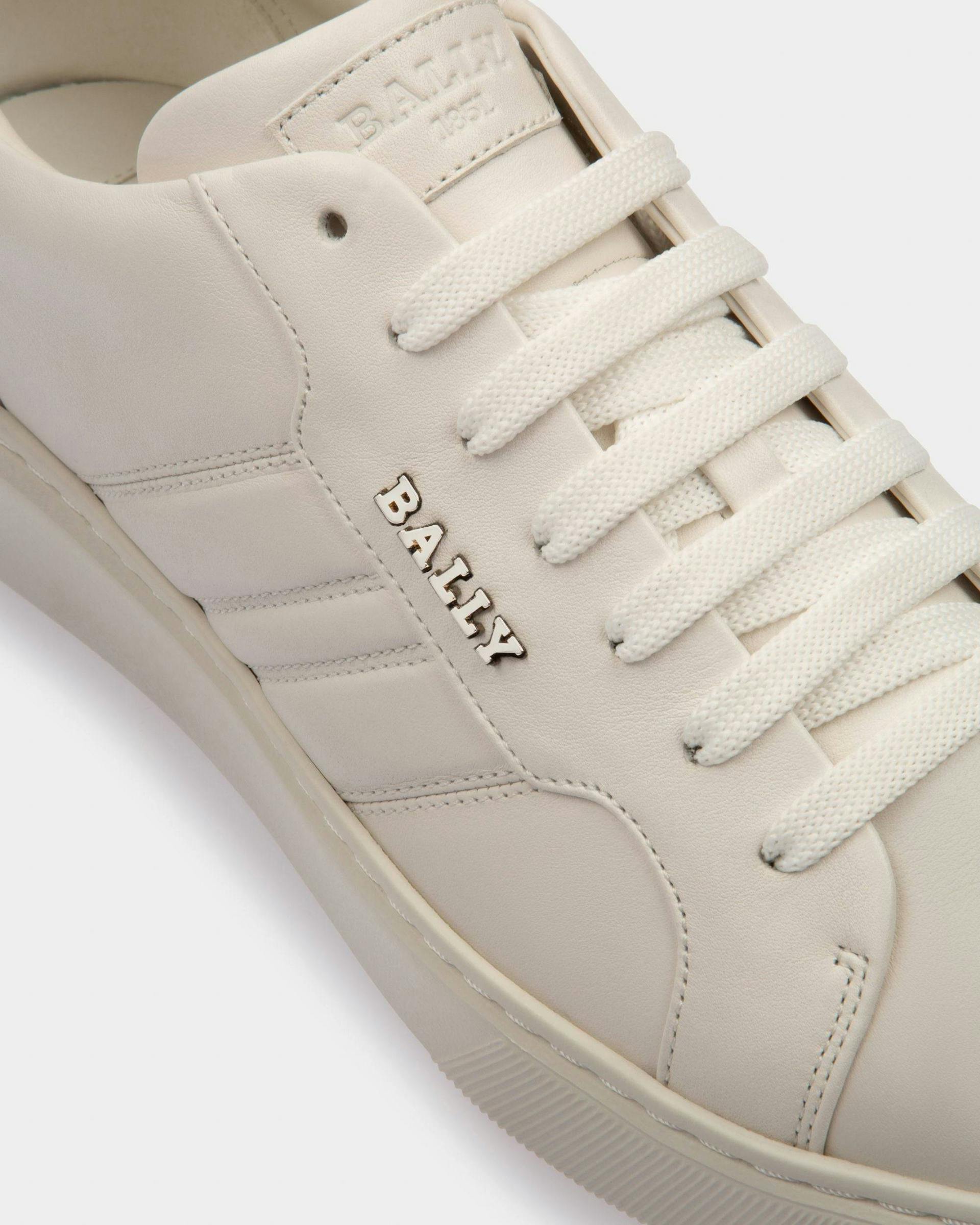 Maxim Leather Sneakers In White - Men's - Bally - 06