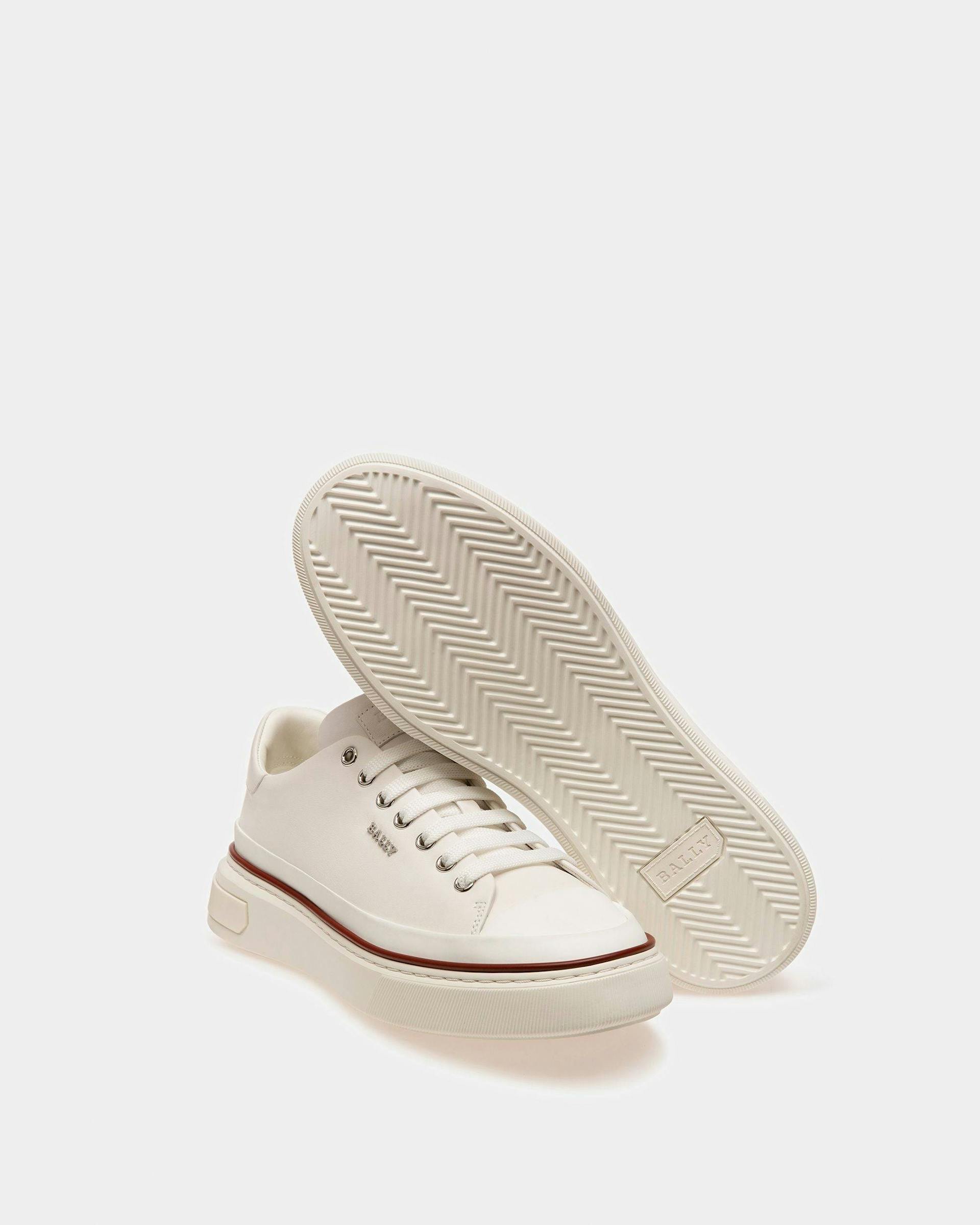 Maily Leather Sneakers In White - Men's - Bally - 03