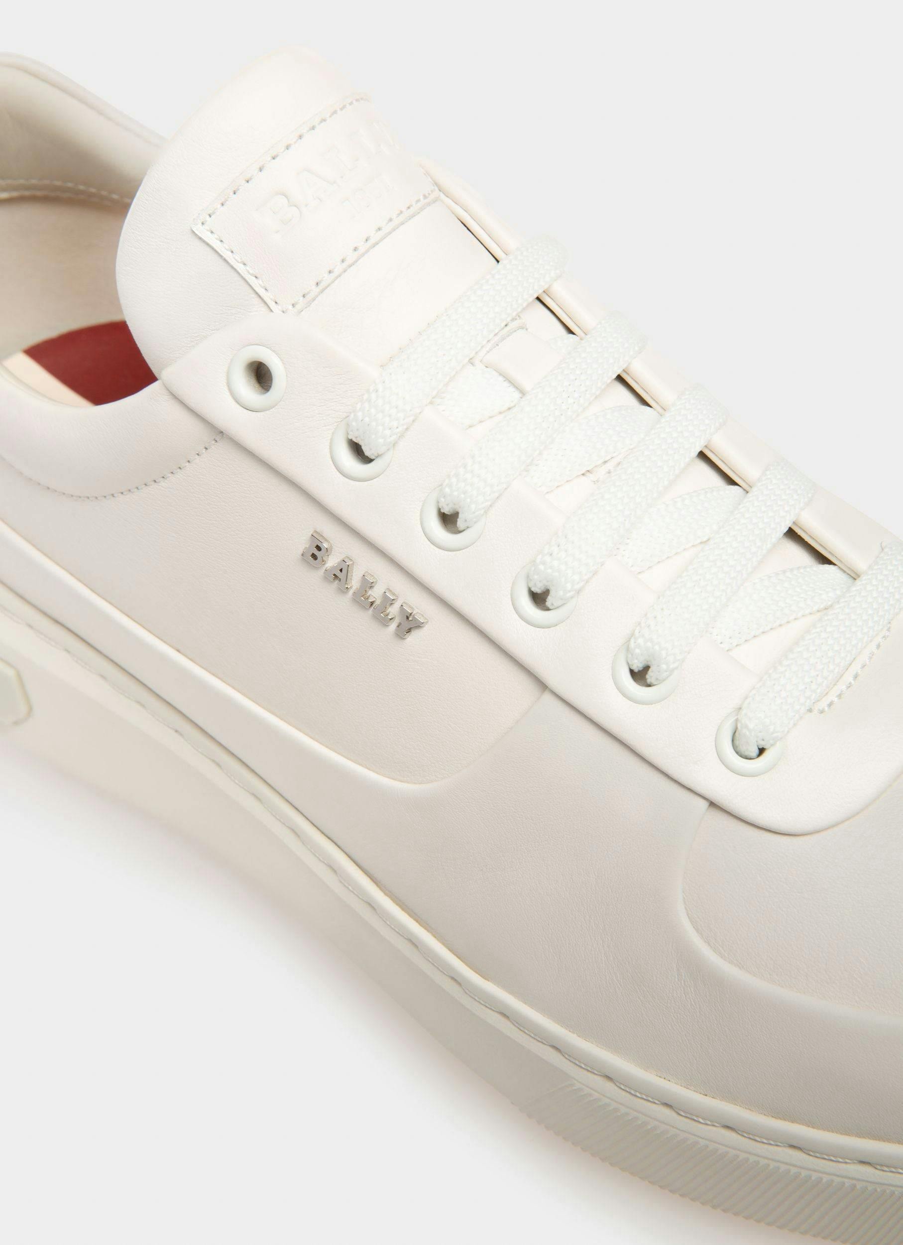 Manny Leather Sneakers In White - Men's - Bally - 06