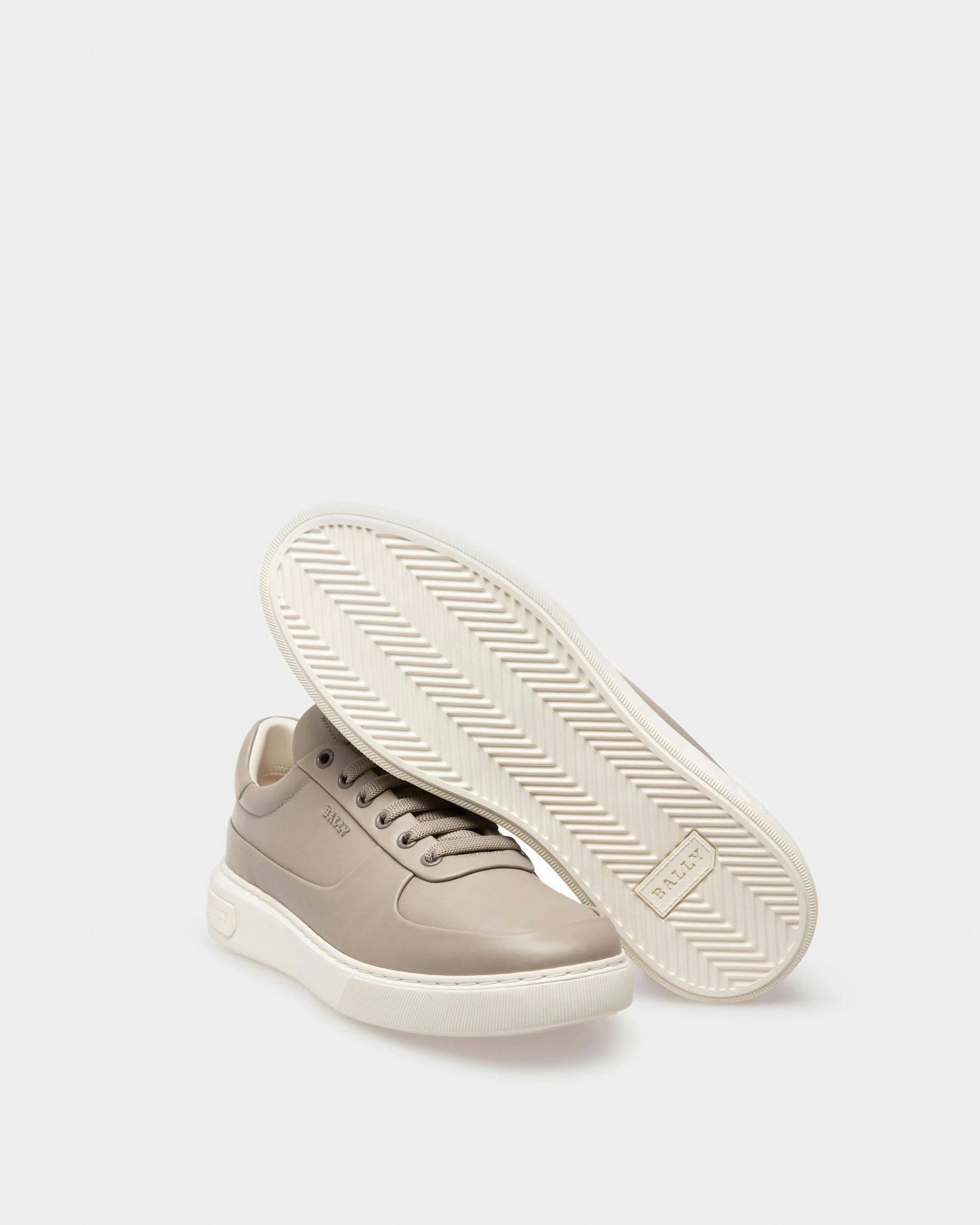 Manny Leather Sneakers In Grey - Men's - Bally - 05