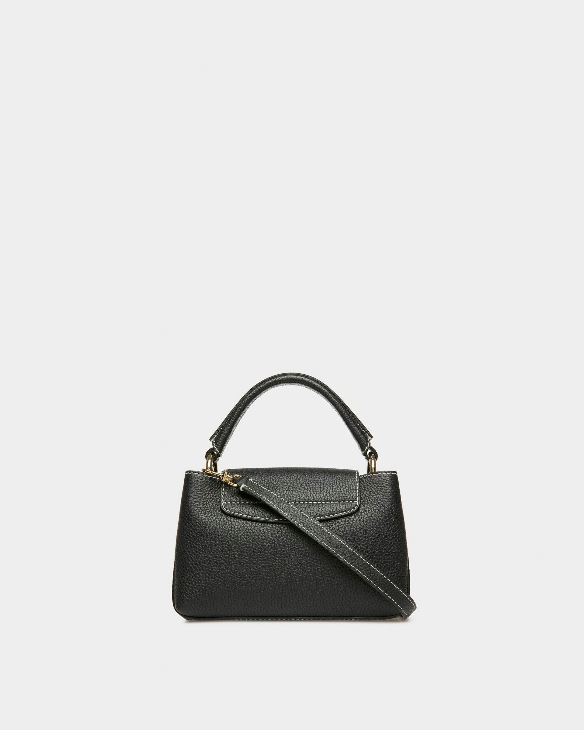 Layka XS Leather Minibag In Black - Women's - Bally - 03