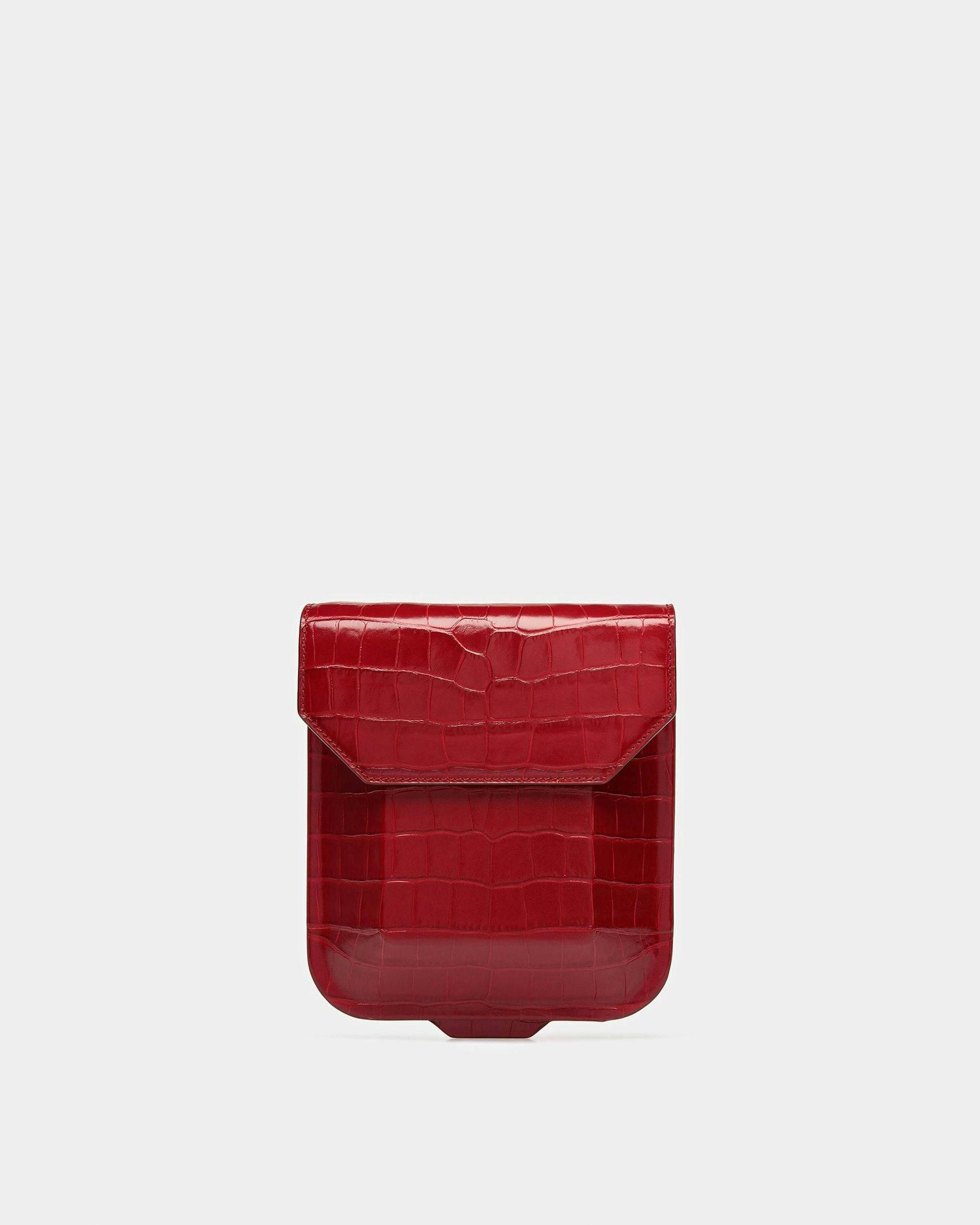 To Go Minibag In Crocodile Embossed Leather - Women's - Bally - 02