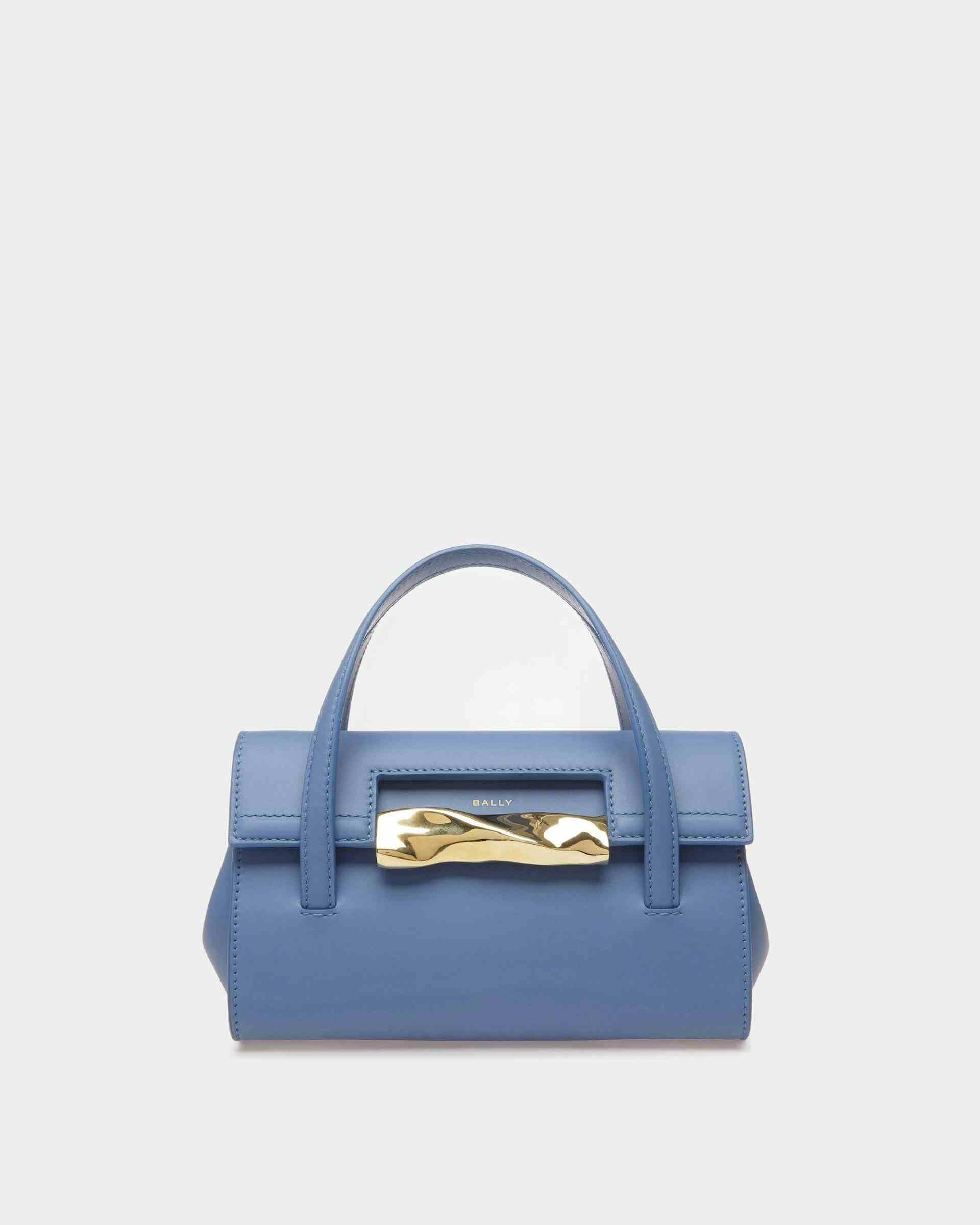 Baroque Minibag In Blue Kiss Leather - Women's - Bally
